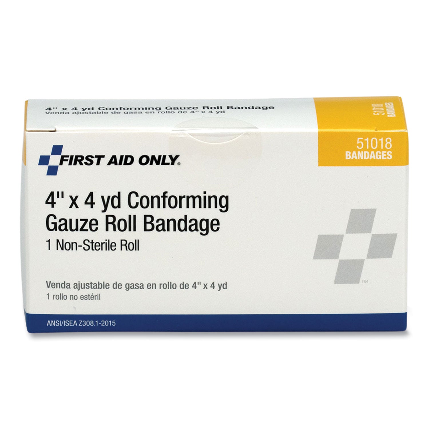 PhysiciansCare® by First Aid Only® First Aid Conforming Gauze Bandage, Non-Sterile, 4" Wide