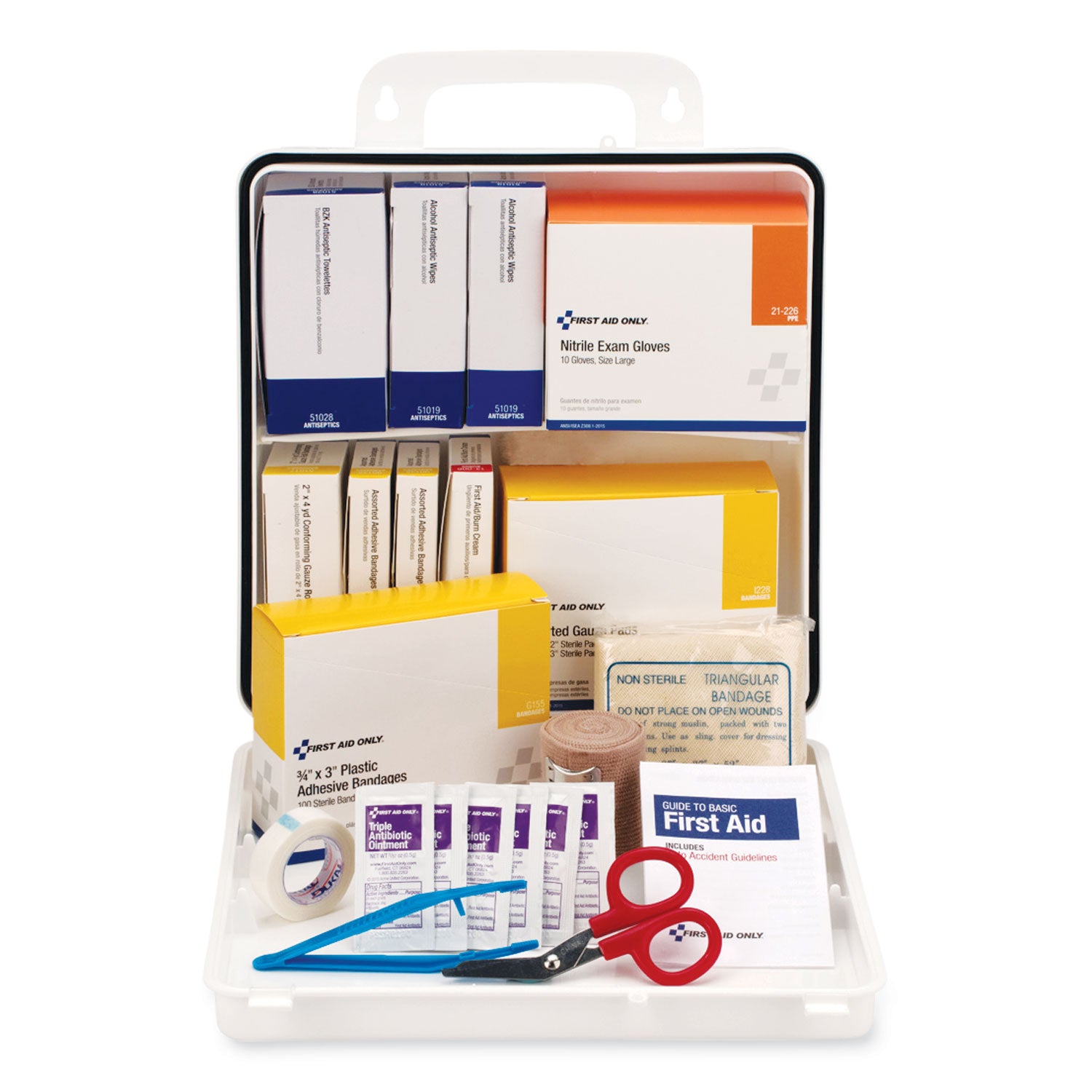 PhysiciansCare® by First Aid Only® Office First Aid Kit, For Up To 75 People, 312 Pieces, Plastic Case