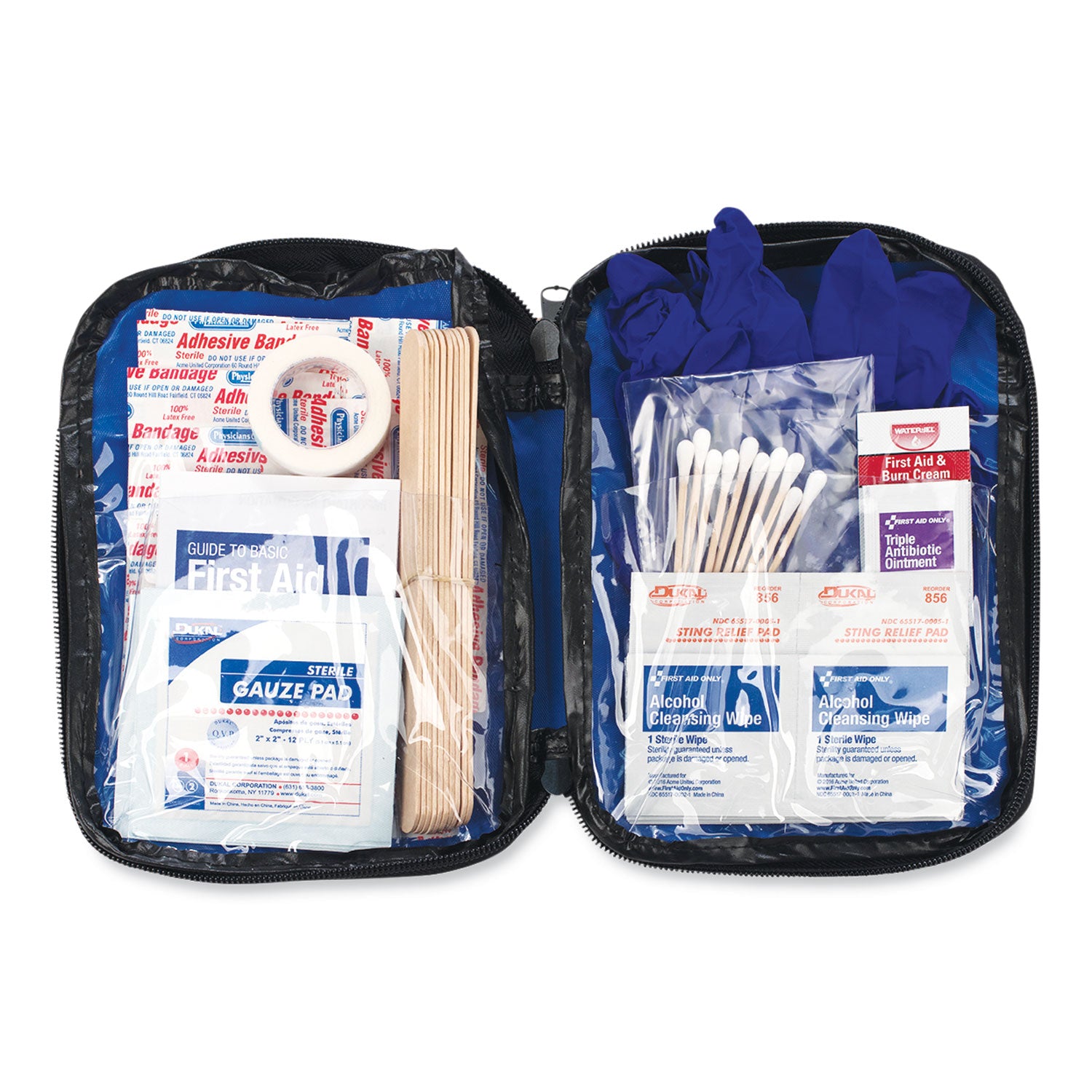PhysiciansCare® by First Aid Only® Soft-Sided First Aid Kit For Up To 10 People, 95 Pieces, Soft Fabric Case