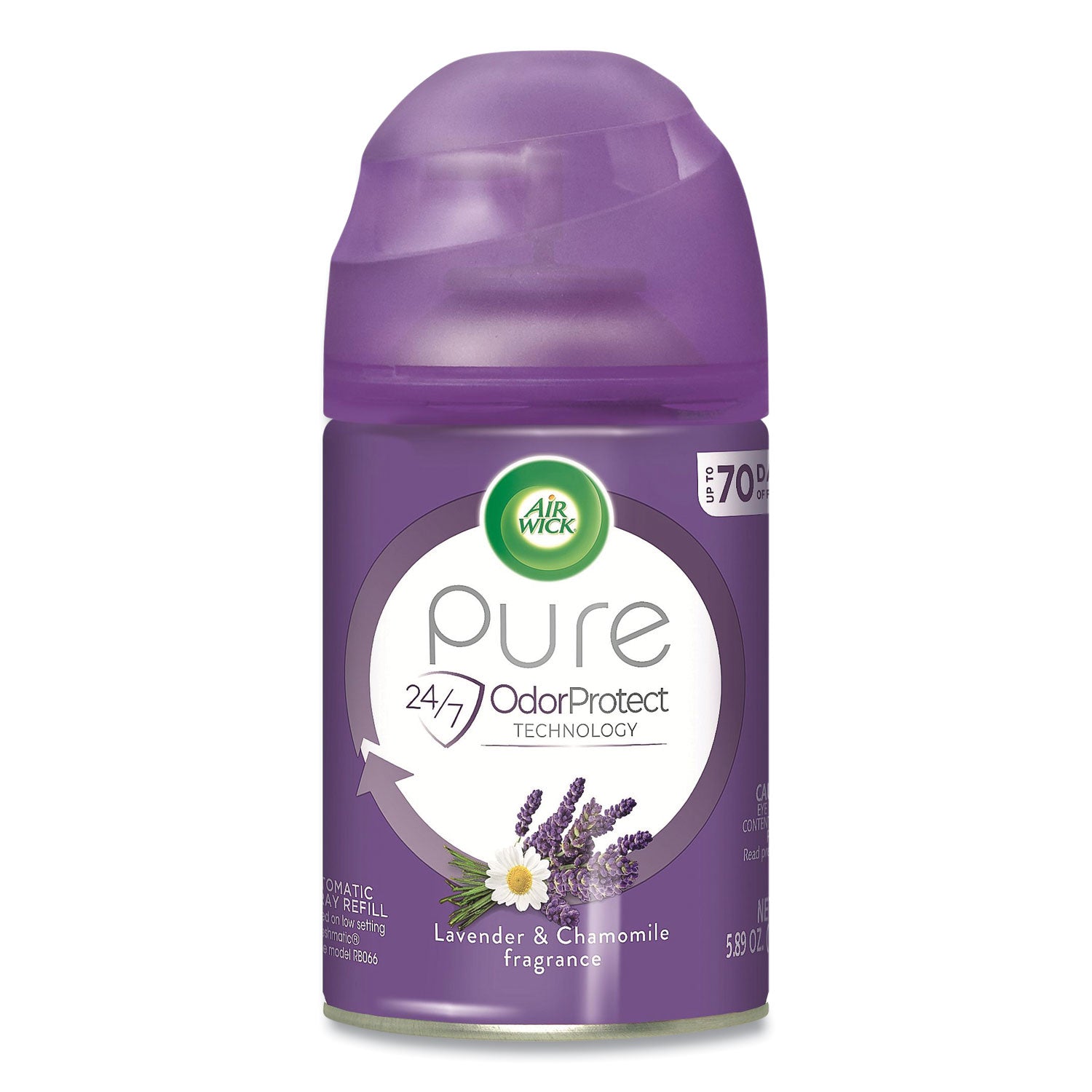 Air Wick® Freshmatic Ultra Automatic Spray Refill, Lavender/chamomile, 5.89 Oz Aerosol Spray, 6/carton