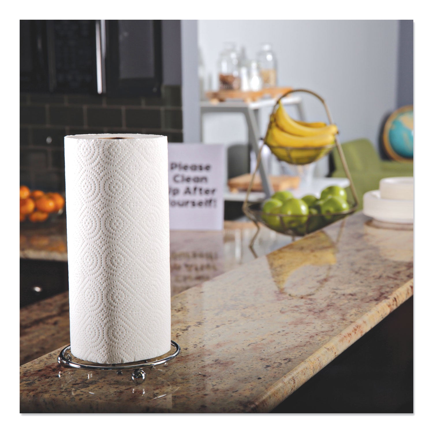 Windsoft® Kitchen Roll Towels, 2-Ply, 11 x 8.8, White, 100/Roll, 30 Rolls/Carton