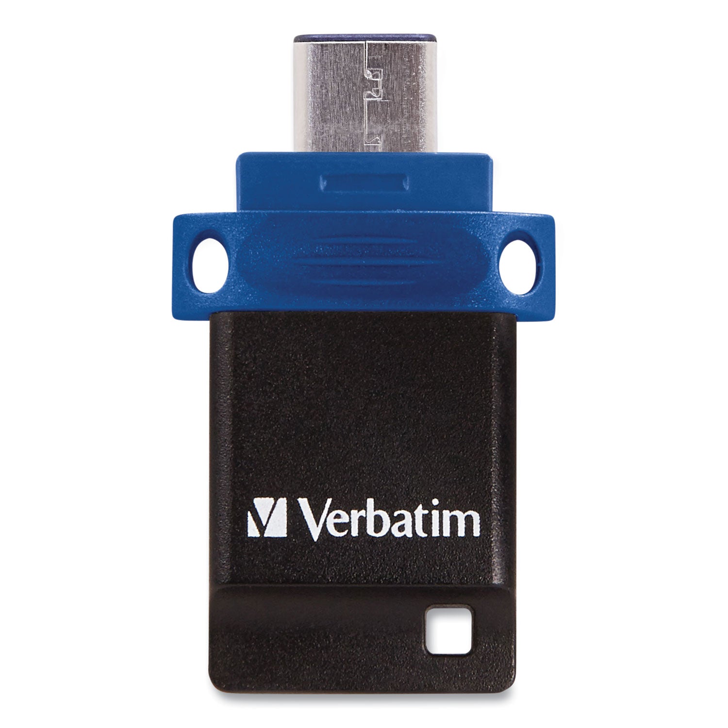 Verbatim® Store n' Go Dual USB 3.0 Flash Drive for USB-C Devices, 64 GB, Blue
