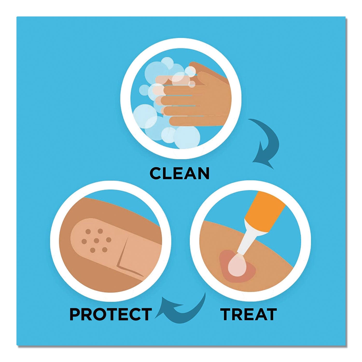 BAND-AID® Flexible Fabric Adhesive Tough Strip Bandages, 1 x 4, 20/Box