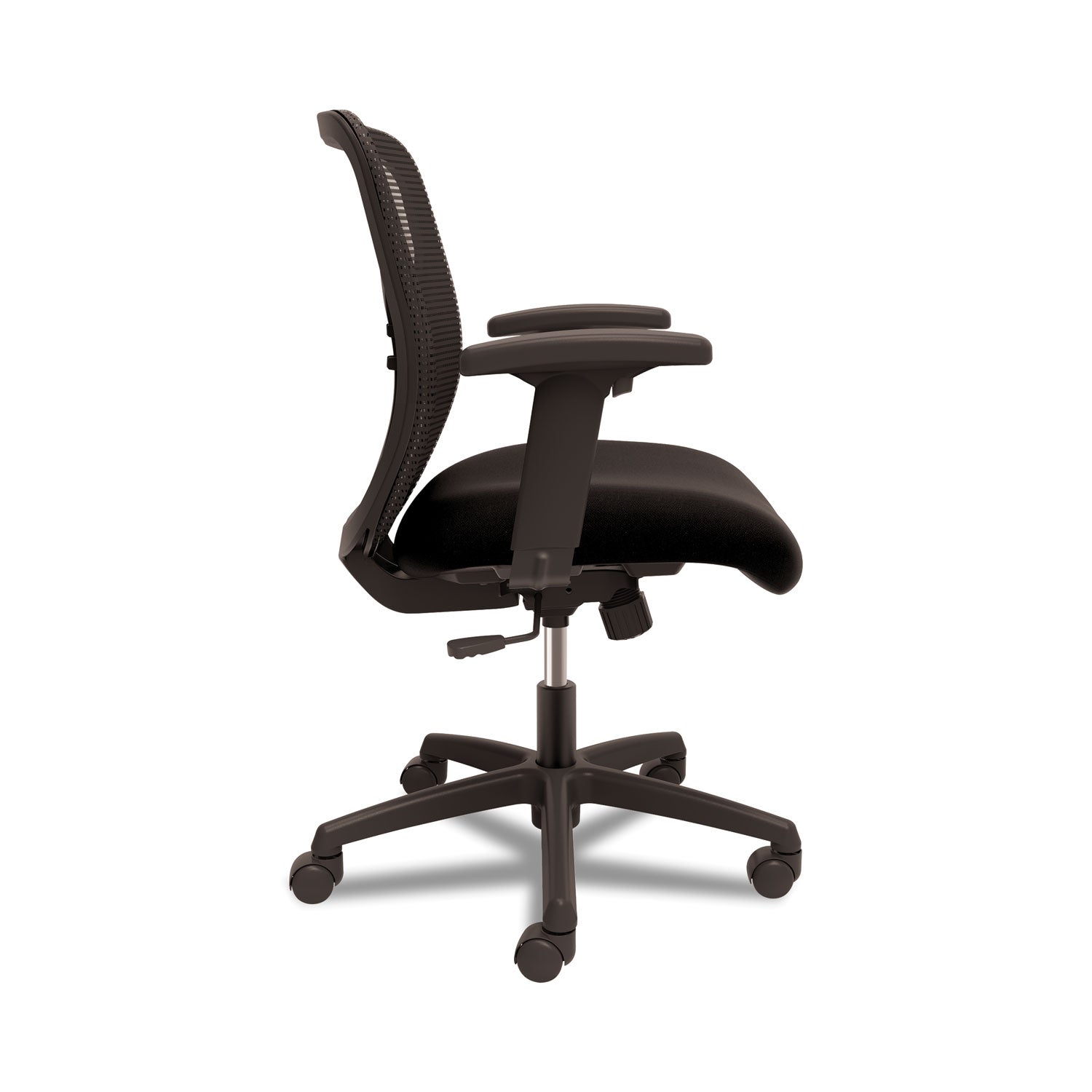 HON® Gateway Mid-Back Task Chair, Supports Up To 250 Lb, 17" To 22" Seat Height, Black