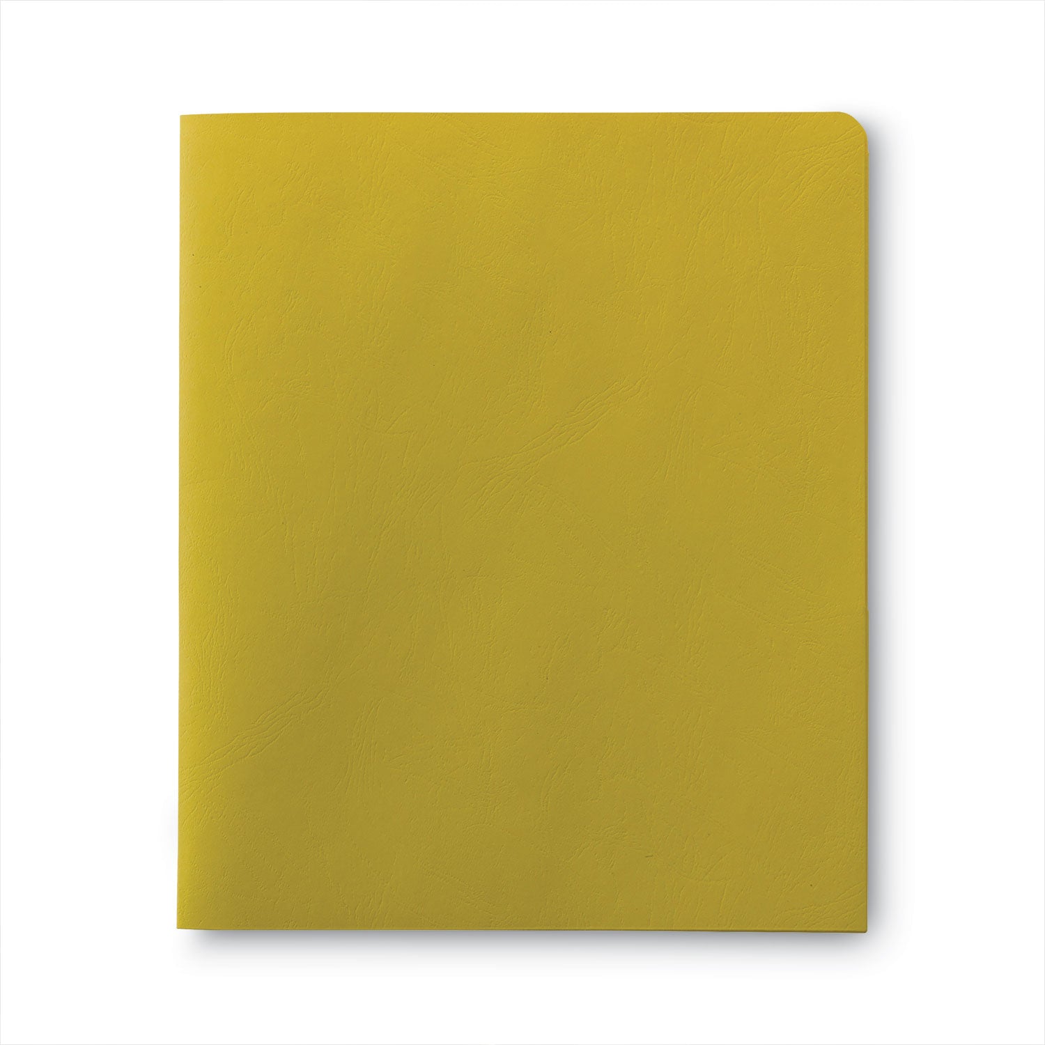 Smead Two-Pocket Folder, Textured Paper, 100-Sheet Capacity, 11 X 8.5, Yellow, 25/box
