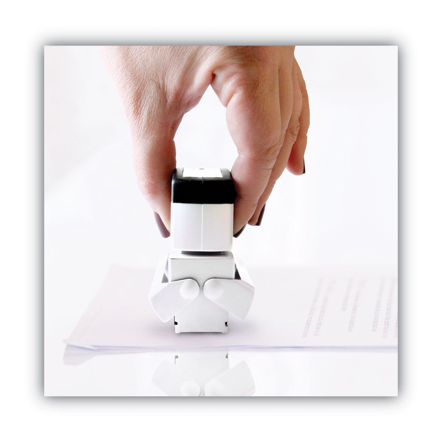 ACCUSTAMP2® Pre-Inked Shutter Stamp, Blue, VOID, 1.63 x 0.5