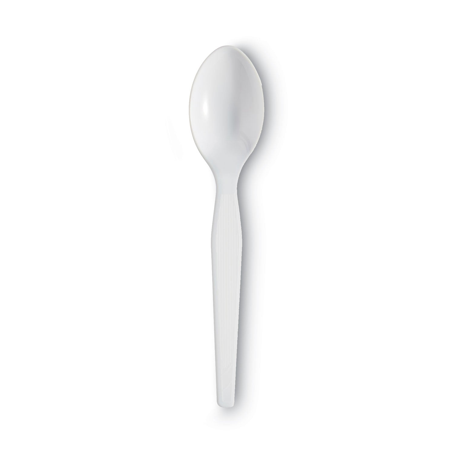 Dixie® Plastic Cutlery, Heavyweight Spoon, White, 100/Box