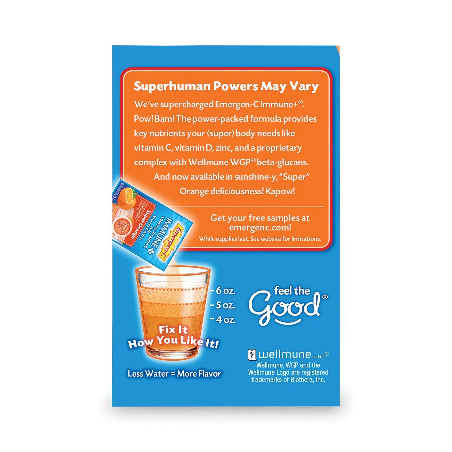 Immune+ Formula, 0.33 oz, Super Orange, 30 Packets Emergen-C® Flipcost