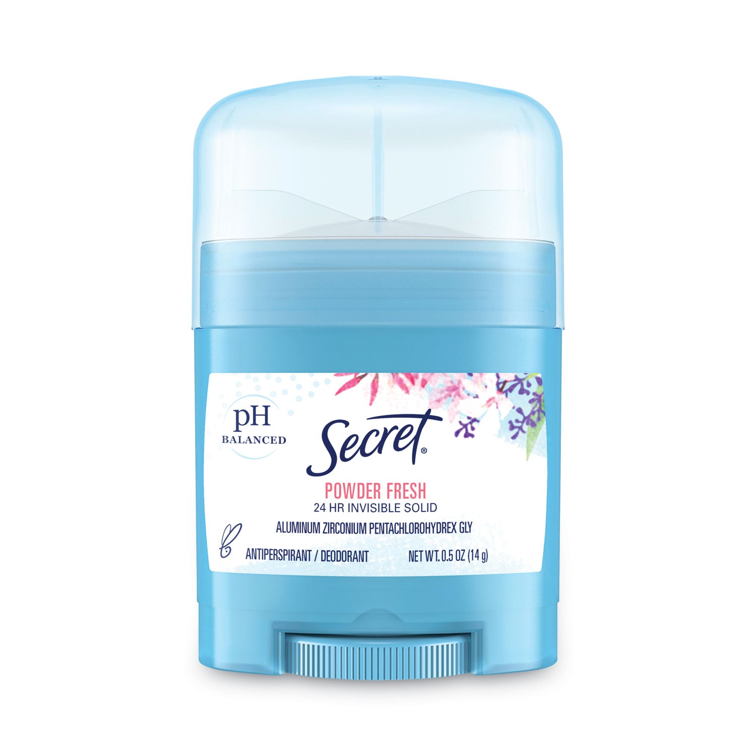 Invisible Solid Anti-Perspirant and Deodorant, Powder Fresh, 0.5 oz Stick, 24/Carton