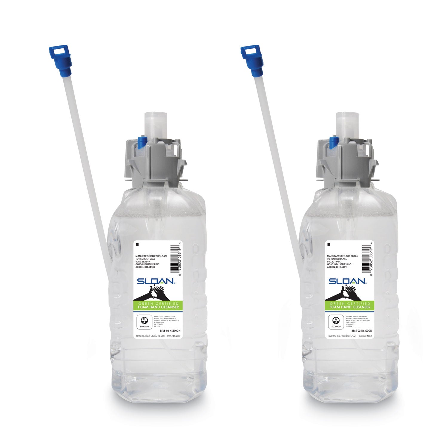 PURELL® SLOAN Green Certified Foam Hand Cleanser Refill, Fragrance-Free, 1,500 mL, 4/Carton