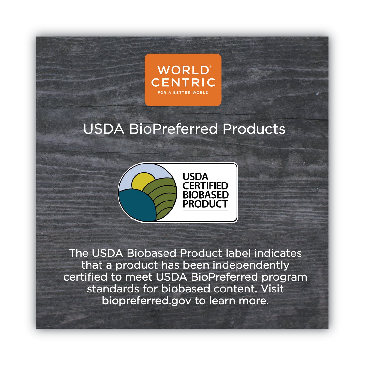 World Centric® TPLA Compostable Cutlery, Fork, Plastic, White, 750/Carton