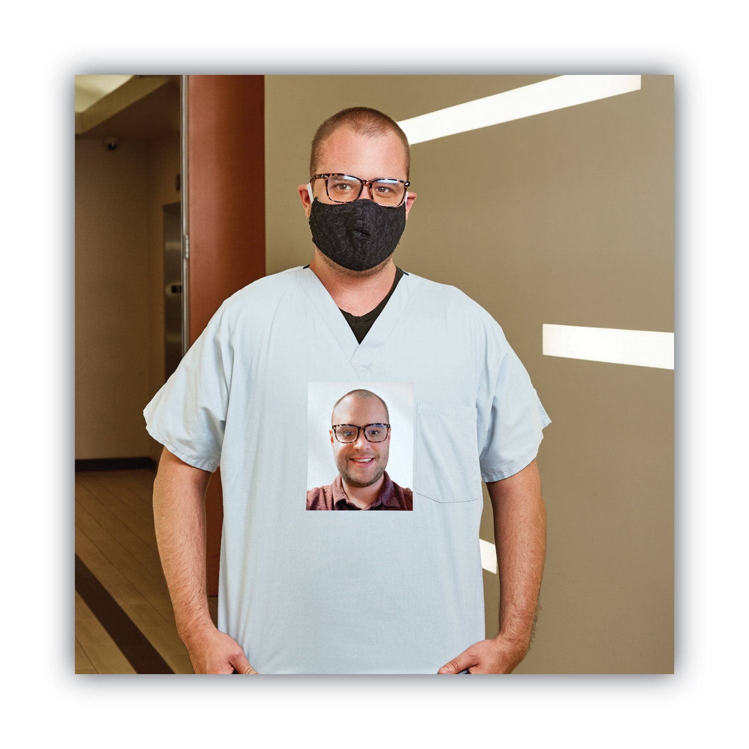 Avery® Fabric Transfers, 8.5 X 11, White, 5/Pack