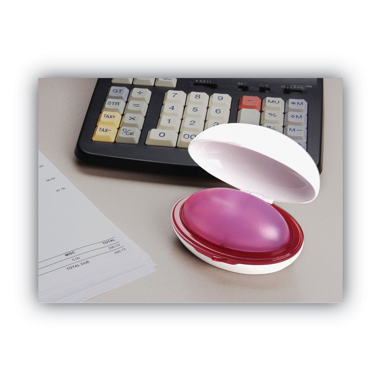 Lee Sortkwik® Ergo-Style Fingertip Moistener, 1.5 Oz, White