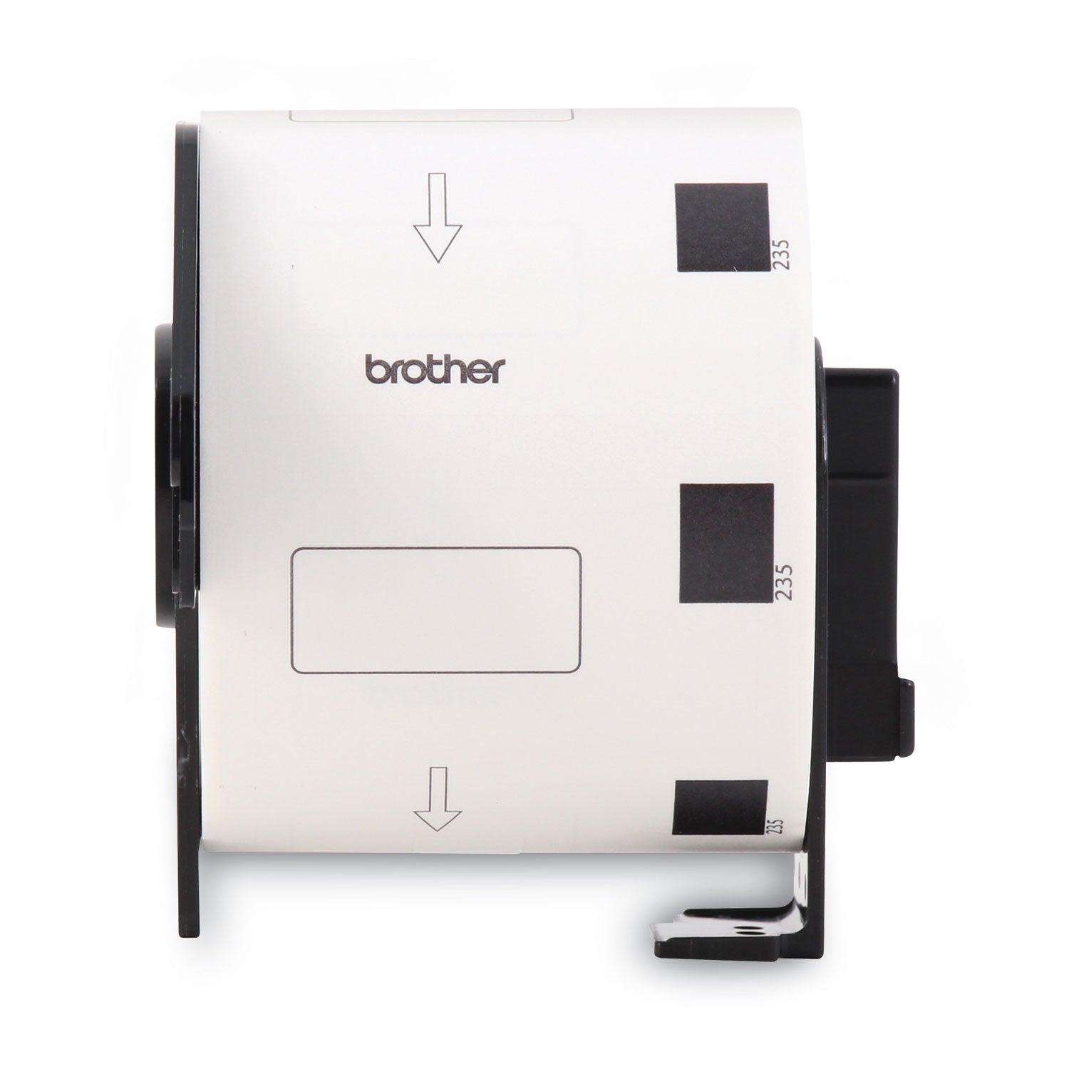 Brother Die-Cut Removable Paper Labels, 1.1" x 2.1", White, 800 Labels/Roll