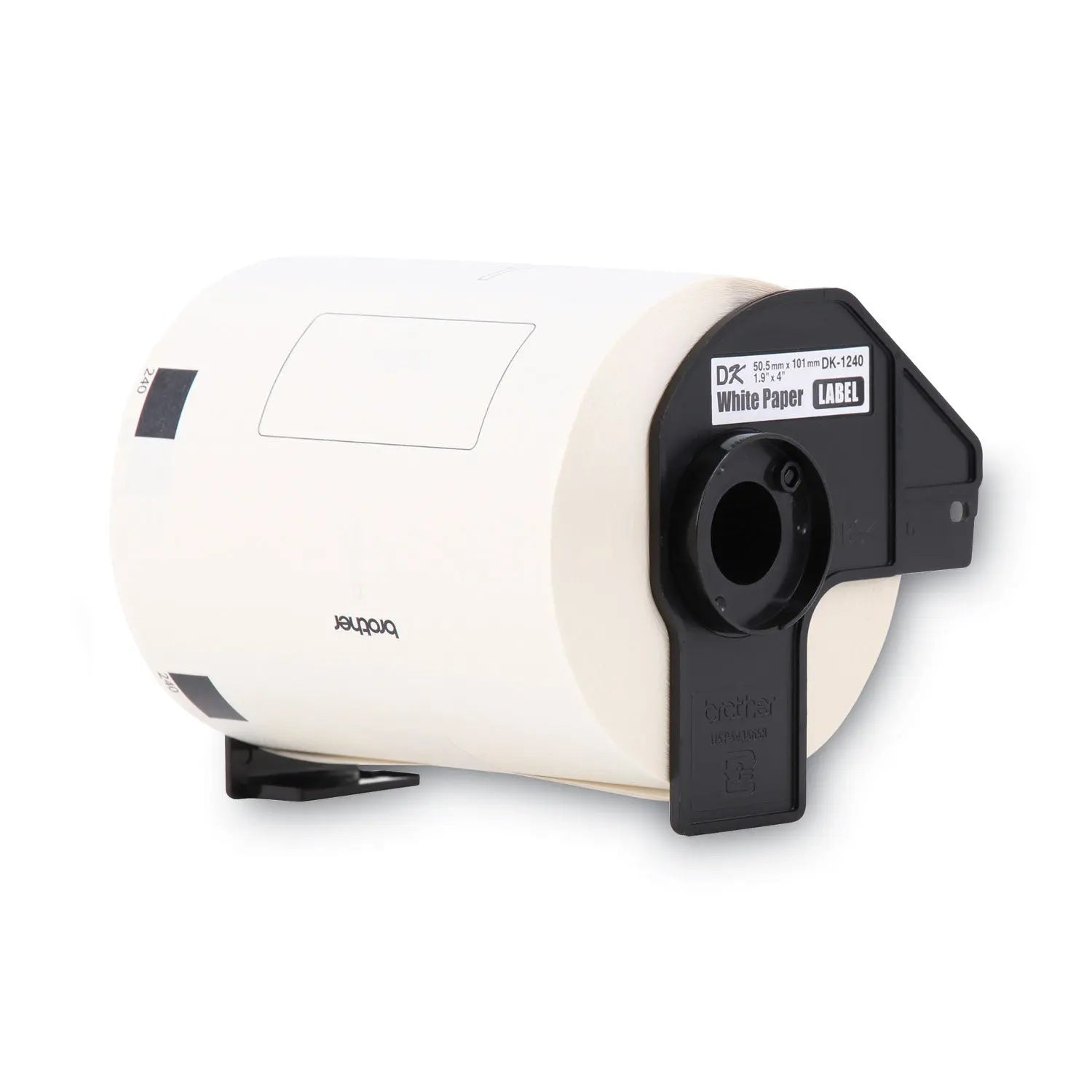 Die-Cut Shipping Labels, 1.9" x 4", White, 600 Labels/Roll Brother Flipcost