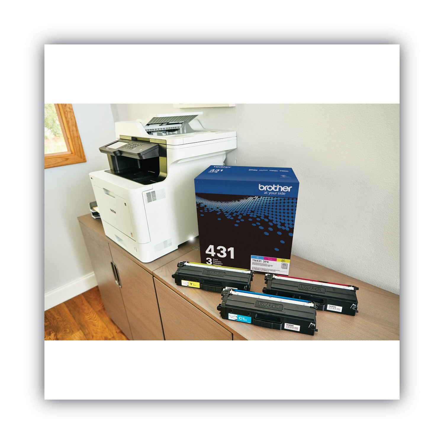 Brother Tn4313pk Toner, 1,800 Page-Yield, Cyan/magenta/yellow