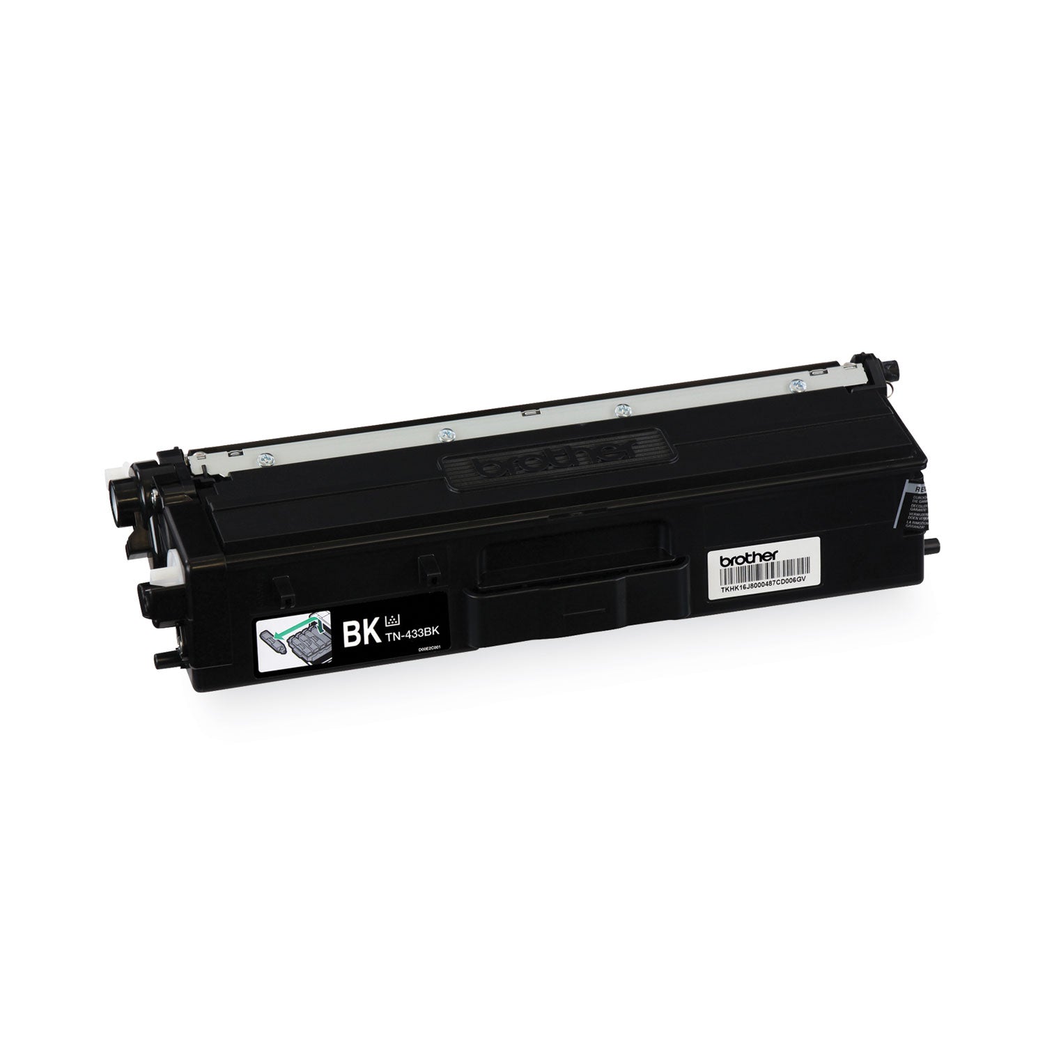 Brother Tn433bk High-Yield Toner, 4,500 Page-Yield, Black