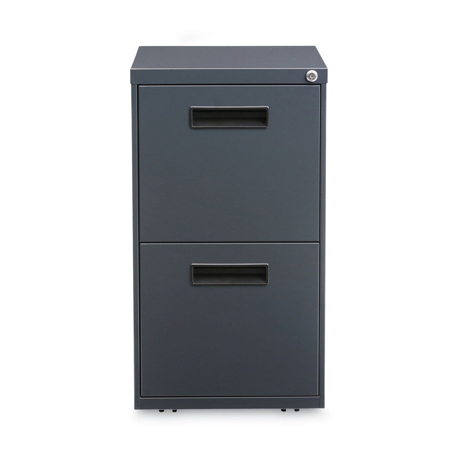 Alera® File Pedestal, Left Or Right, 2 Legal/letter-Size File Drawers, Charcoal, 14.96" X 19.29" X 27.75"