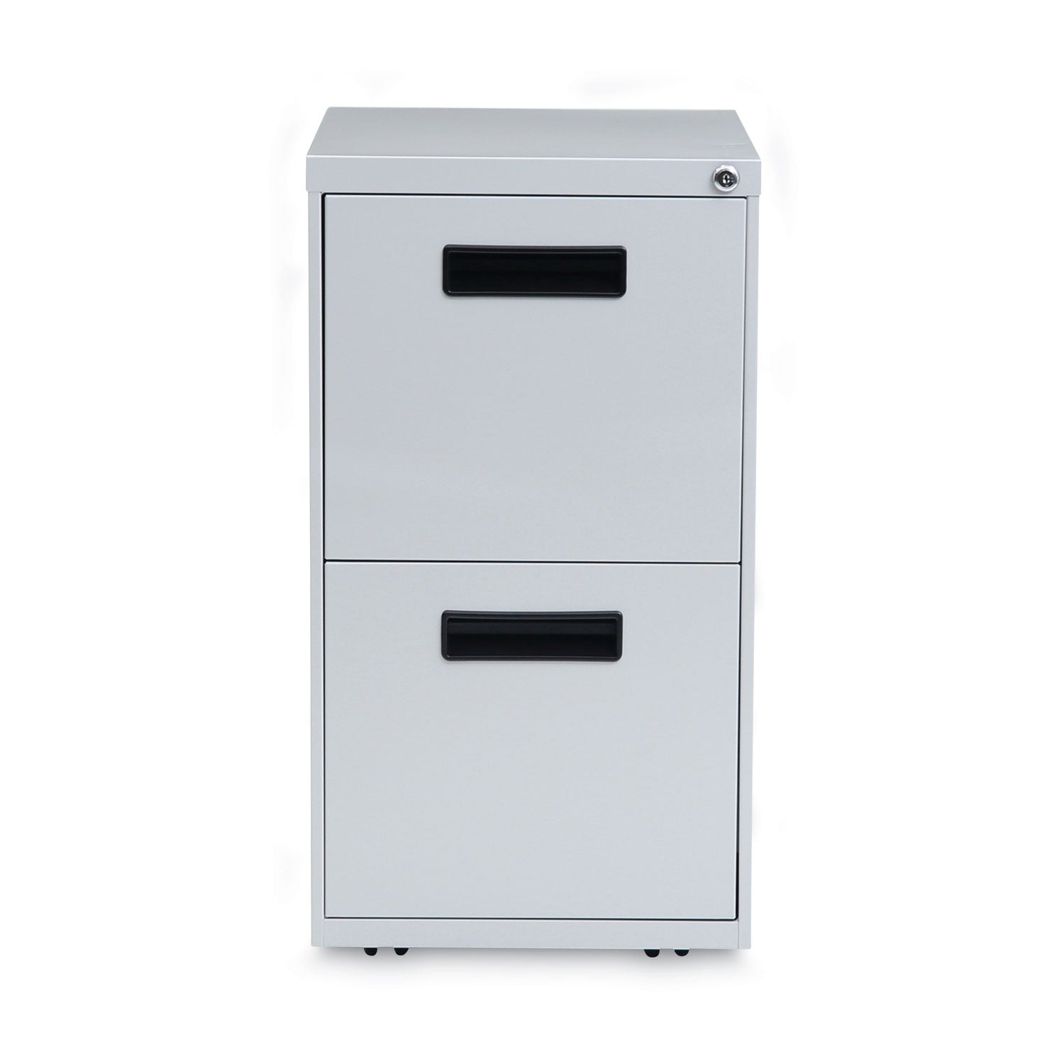 Alera® File Pedestal, Left Or Right, 2 Legal/letter-Size File Drawers, Light Gray, 14.96" X 19.29" X 27.75"