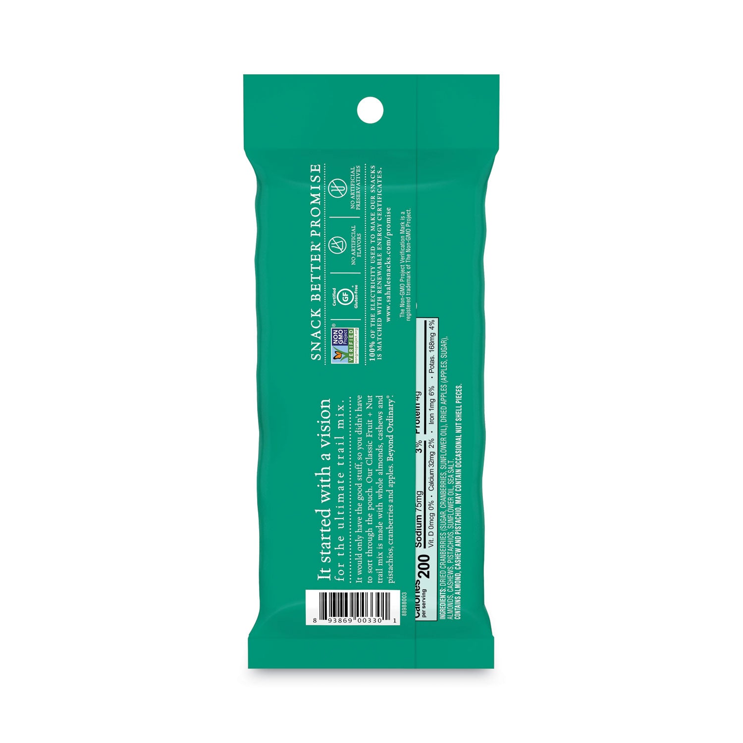 Sahale Snacks® Glazed Mixes, Classic Fruit Nut, 1.5 Oz, 18/Carton