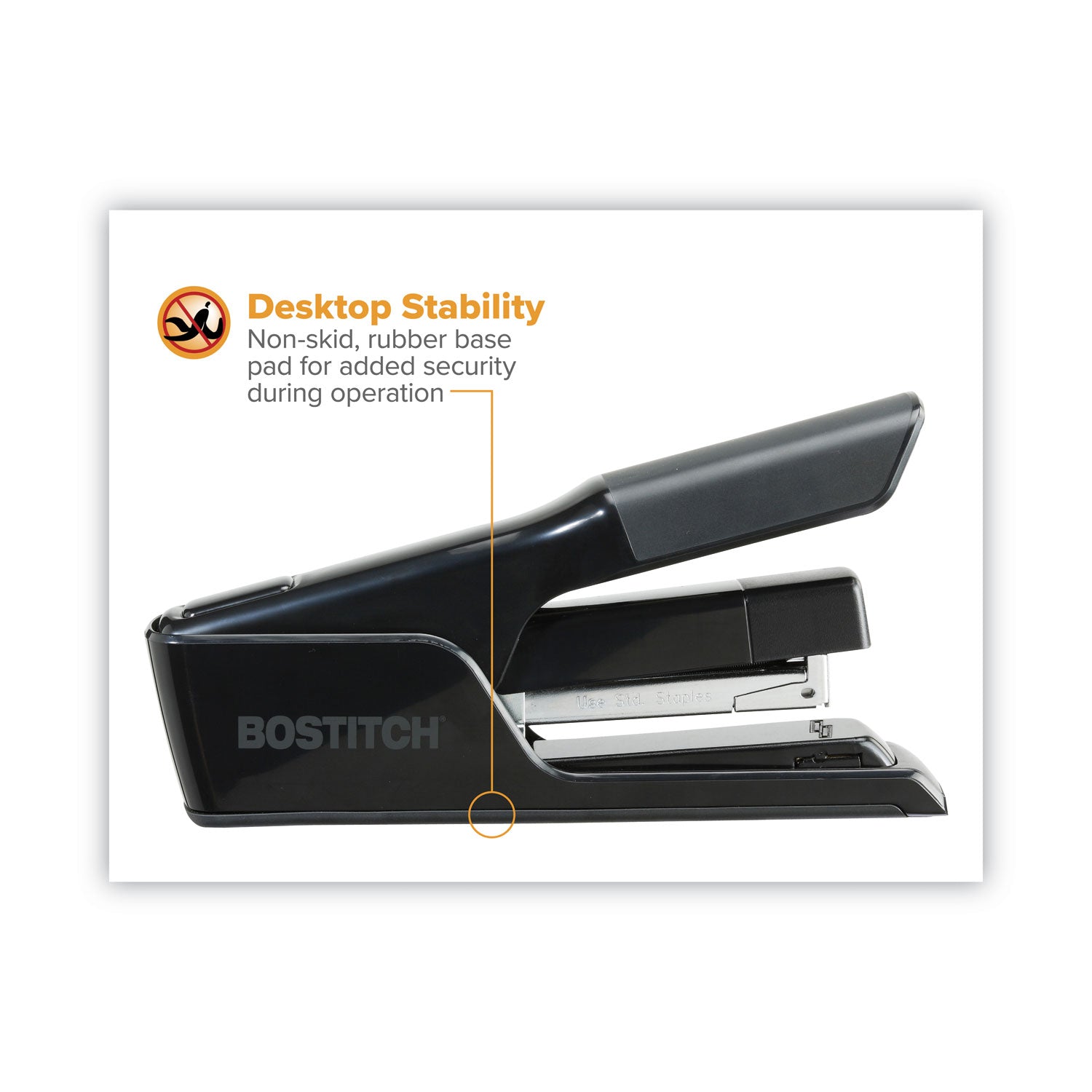 Bostitch® Ez Squeeze 40 Stapler, 40-Sheet Capacity, Black