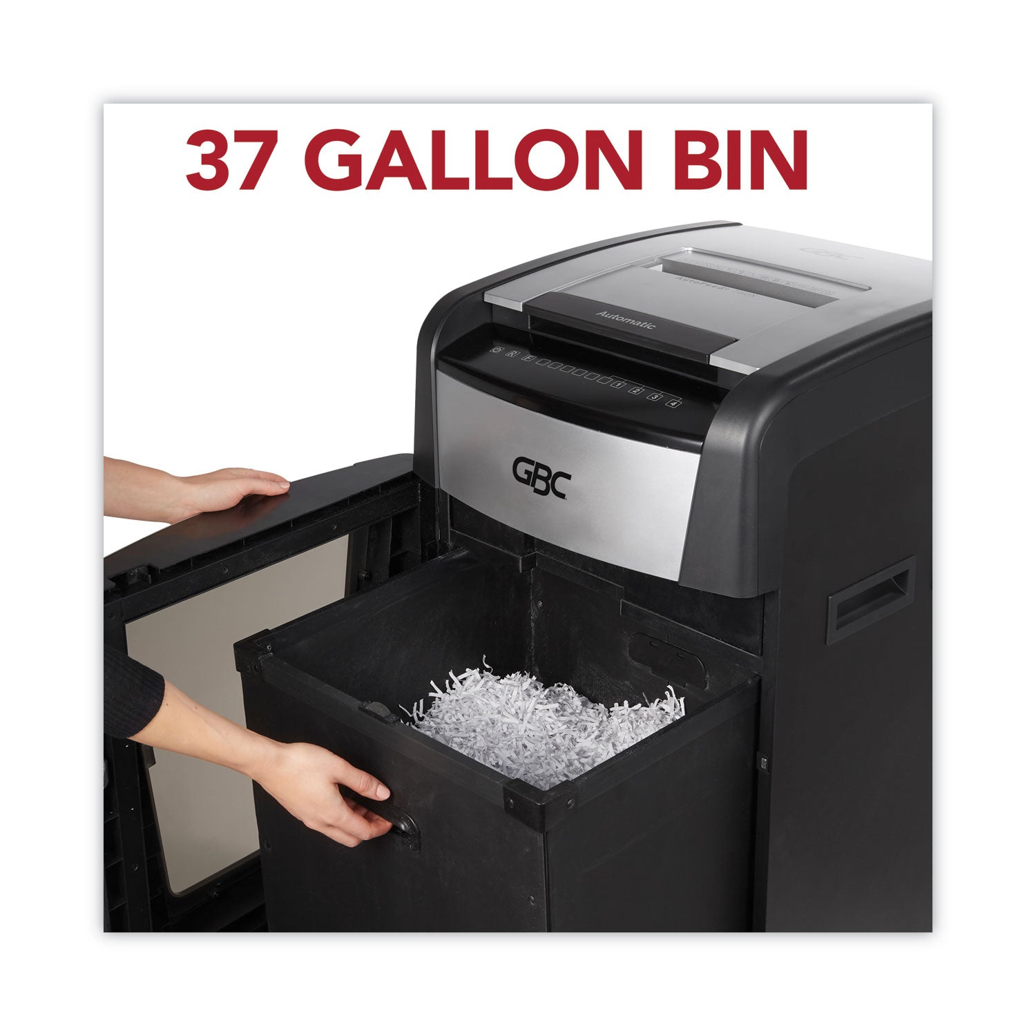GBC® Autofeed+ 750M Micro-Cut Large Office Shredder, 750 Auto/15 Manual Sheet Capacity