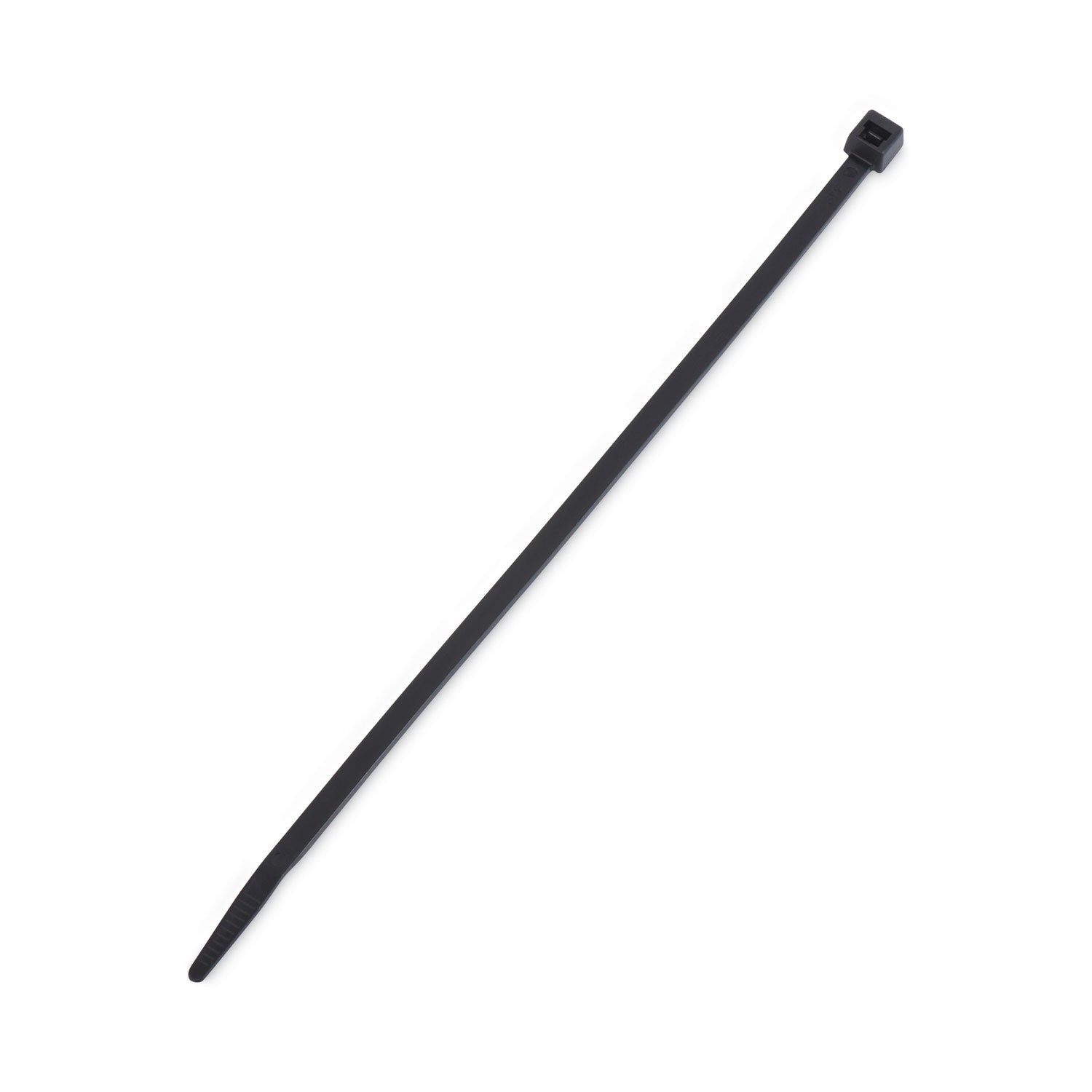 Tatco Nylon Cable Ties, 8 X 0.19, 50 Lb, Black, 1,000/pack