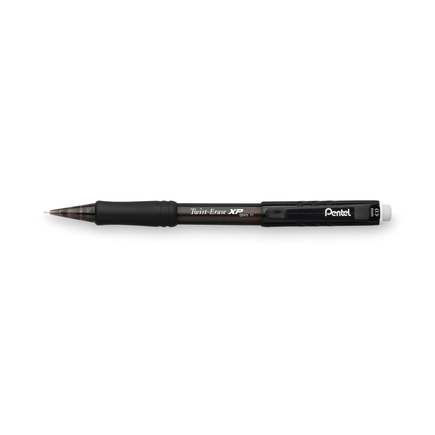 Pentel® Twist-Erase EXPRESS Mechanical Pencil, 0.5 mm, HB (#2), Black Lead, Black Barrel, Dozen