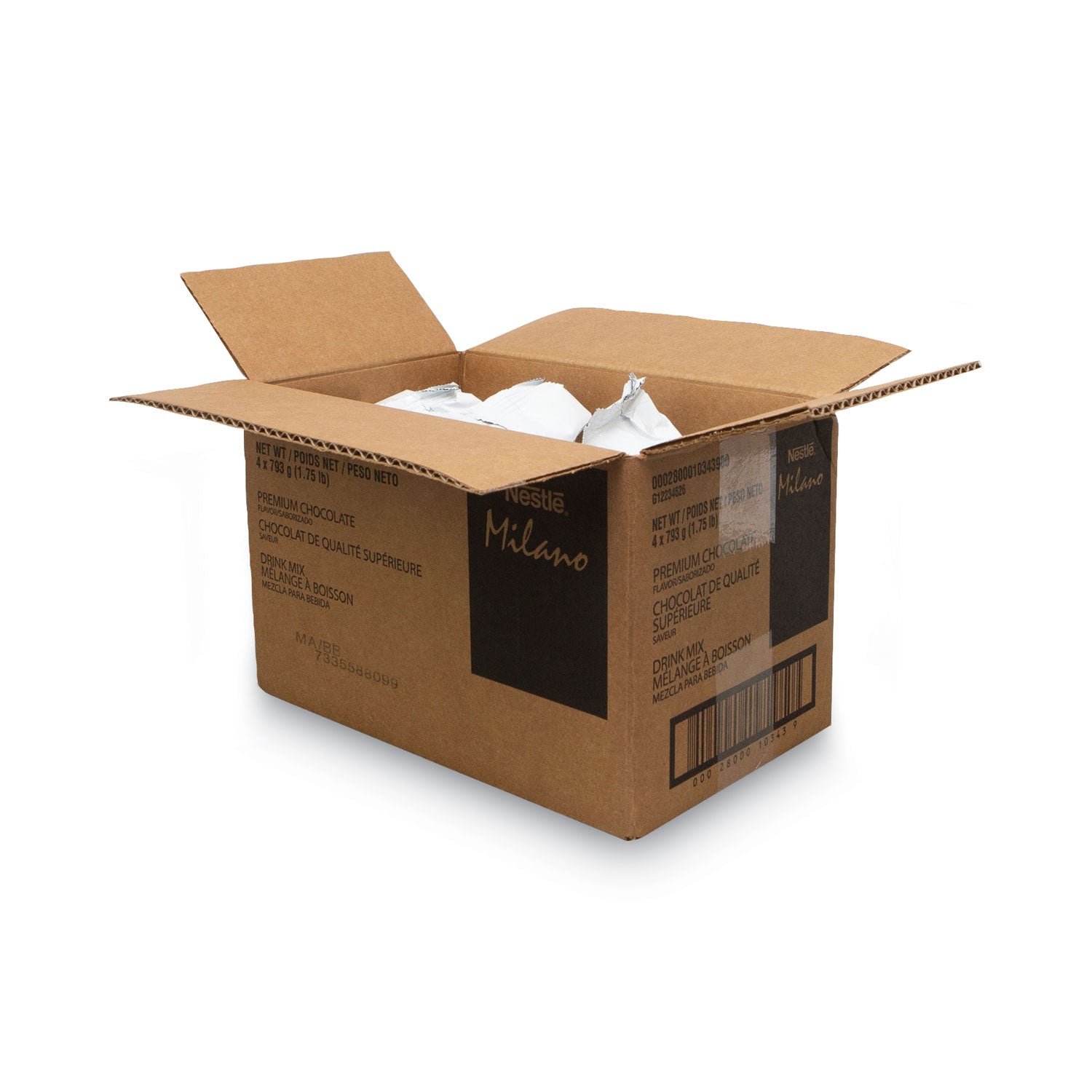 Nescafé® Premium Hot Chocolate Mix, 1.75 Lb Bag, 4/Carton