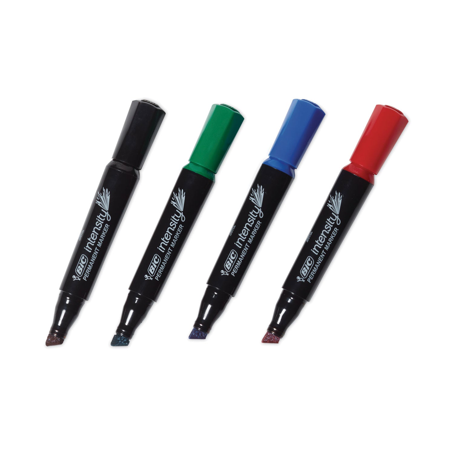 BIC® Intensity Chisel Tip Permanent Marker Value Pack, Broad Chisel Tip, Assorted Colors, 36/pack