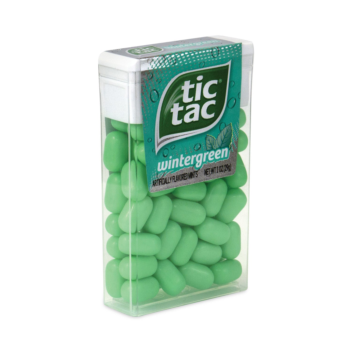 Tic Tac® Breath Mints, Wintergreen, 1 oz Bottle, 12 Bottles/Carton
