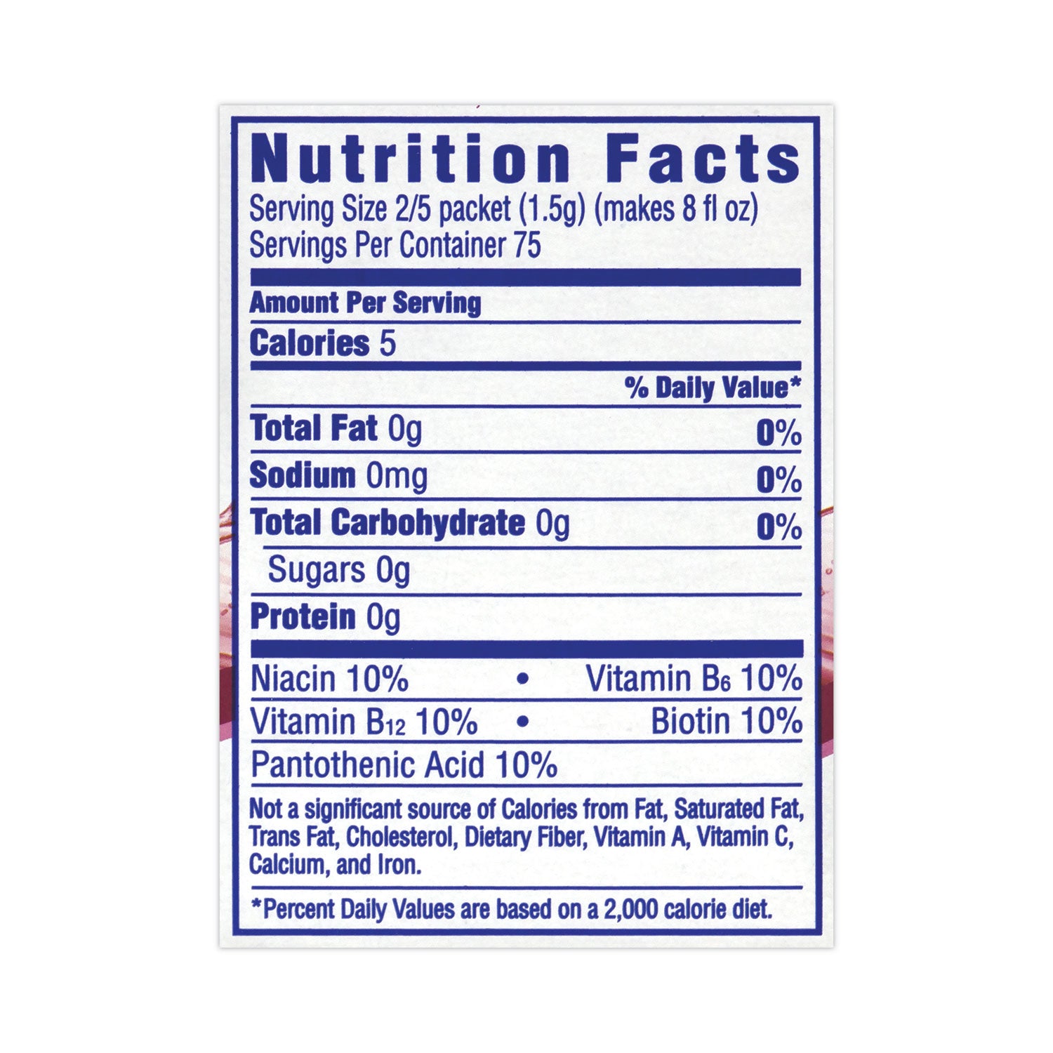 Crystal Light® On-The-Go Sugar-Free Drink Mix, Wild Strawberry Energy, 0.13 oz Single-Serving, 30/Pack, 2 Packs/Carton