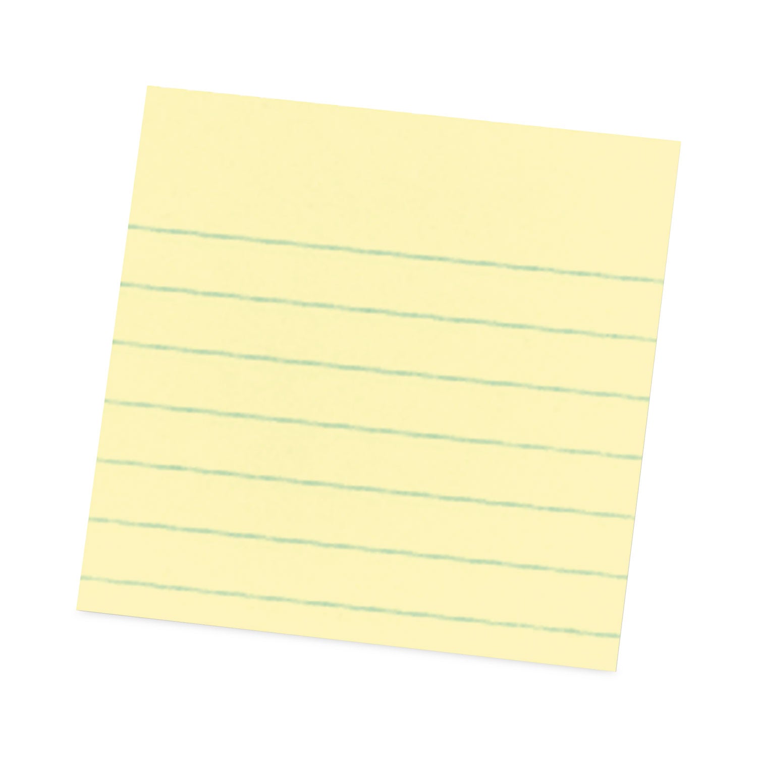 Post-it® Notes Super Sticky Pads in Canary Yellow, Cabinet Pack, Note Ruled, 4" x 4", 90 Sheets/Pad, 12 Pads/Pack