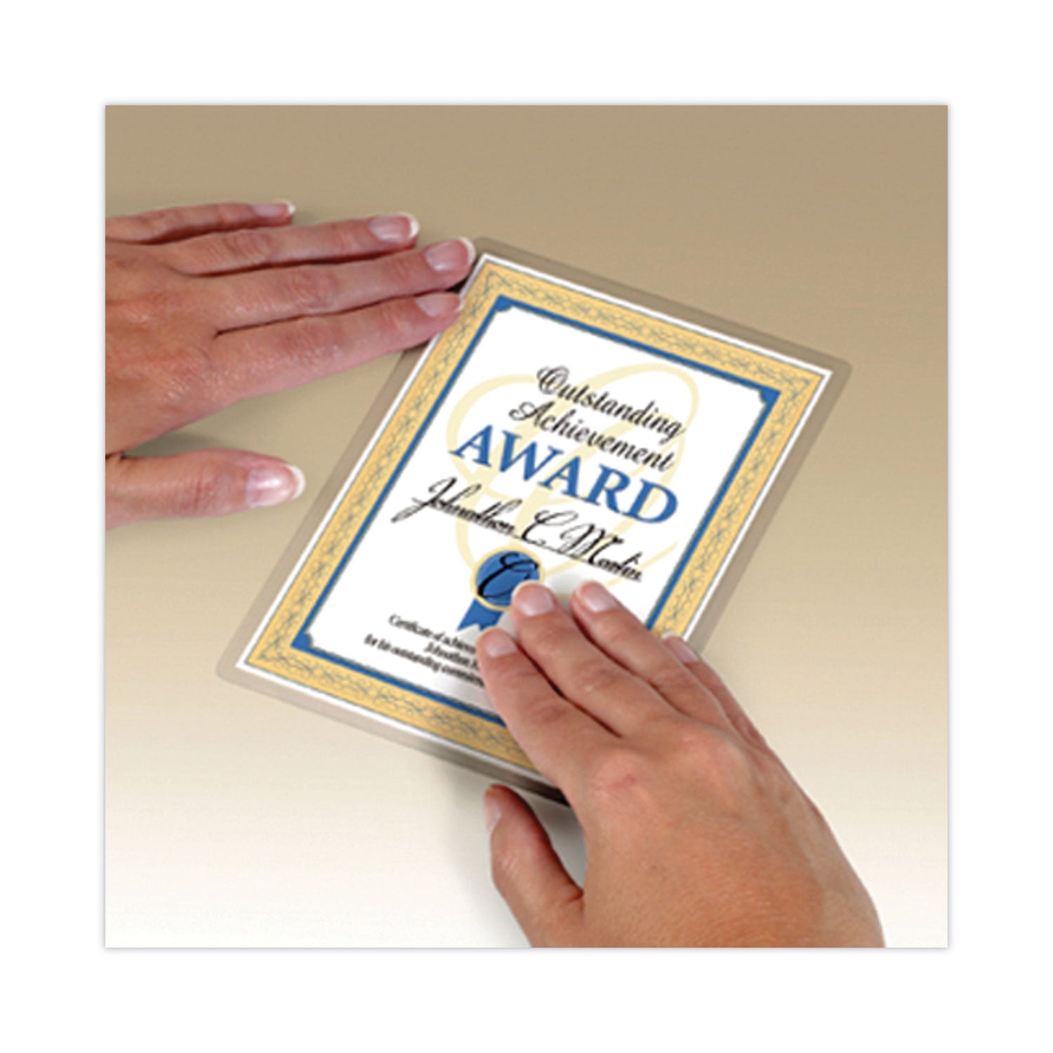 Scotch™ Self-Sealing Laminating Pouches, 9.5 Mil, 9" X 11.5", Gloss Clear, 25/pack