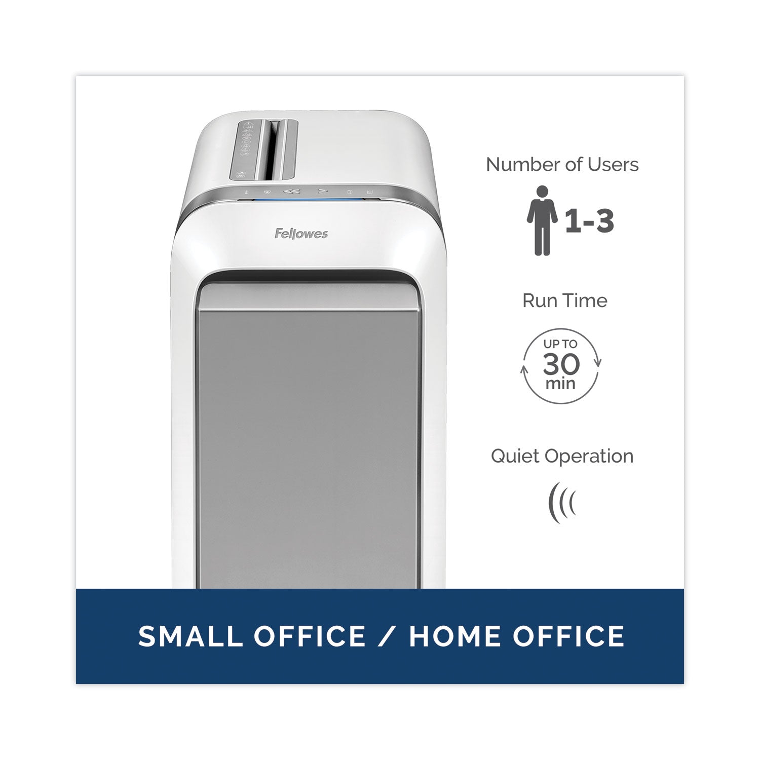 Fellowes® Powershred LX220 Micro-Cut Shredder, 20 Manual Sheet Capacity, White