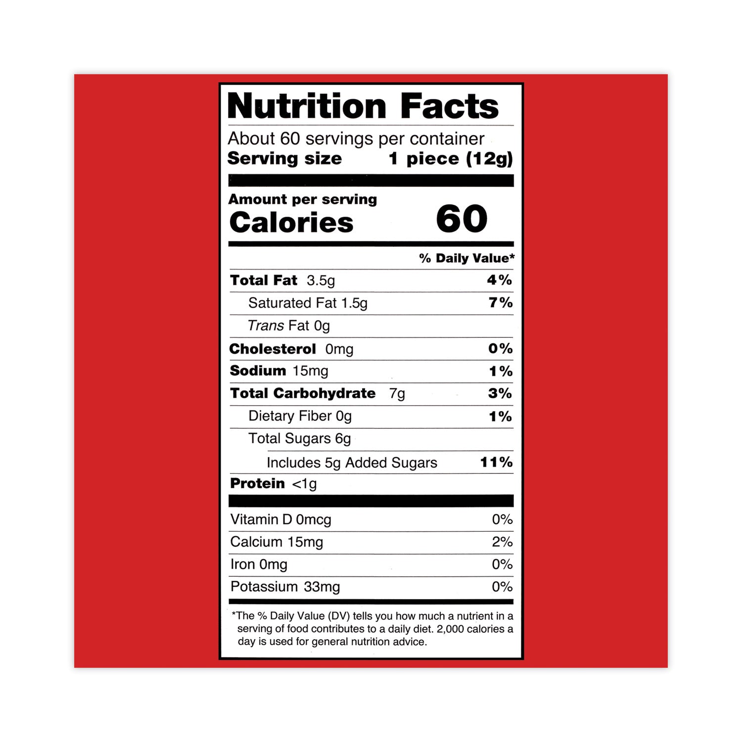 DeMet's Turtles Original Bite Size Candy, 0.42 oz, 60/Carton