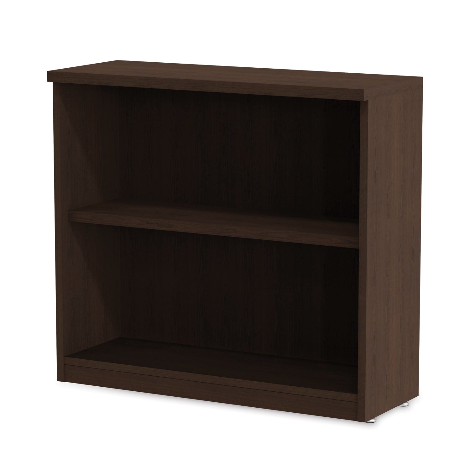 Alera® Alera Valencia Series Bookcase, Two-Shelf, 31.75w x 14d x 29.5h, Espresso