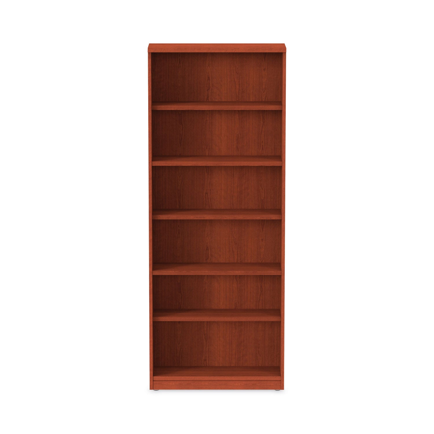 Alera® Alera Valencia Series Bookcase, Six-Shelf, 31.75w x 14d x 80.25h, Medium Cherry