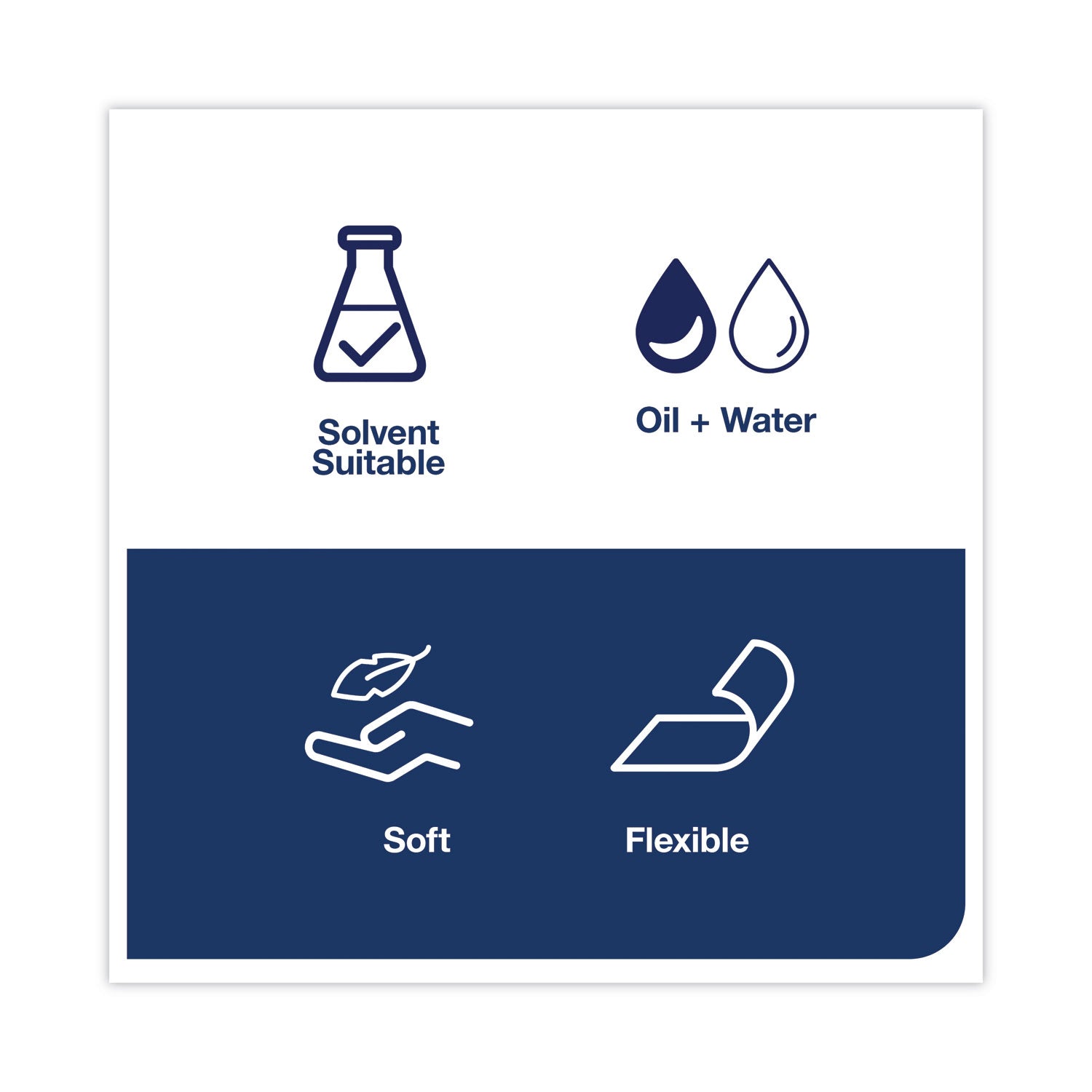 Tork® Industrial Cleaning Cloths, 1-Ply, 16.34 x 14, Gray, 210 Wipes/Box