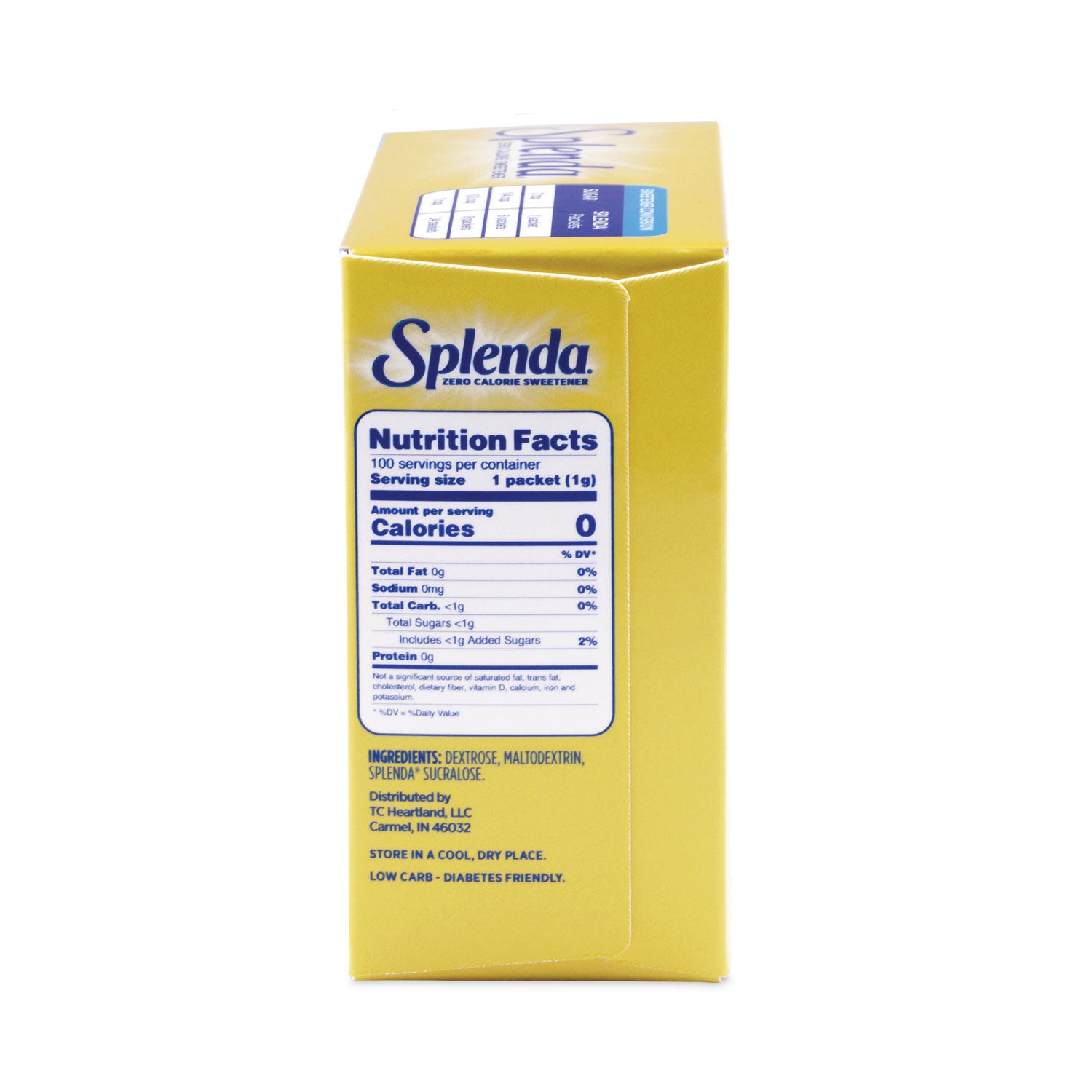 Splenda® No Calorie Sweetener, 1 g Packet, 100/Box