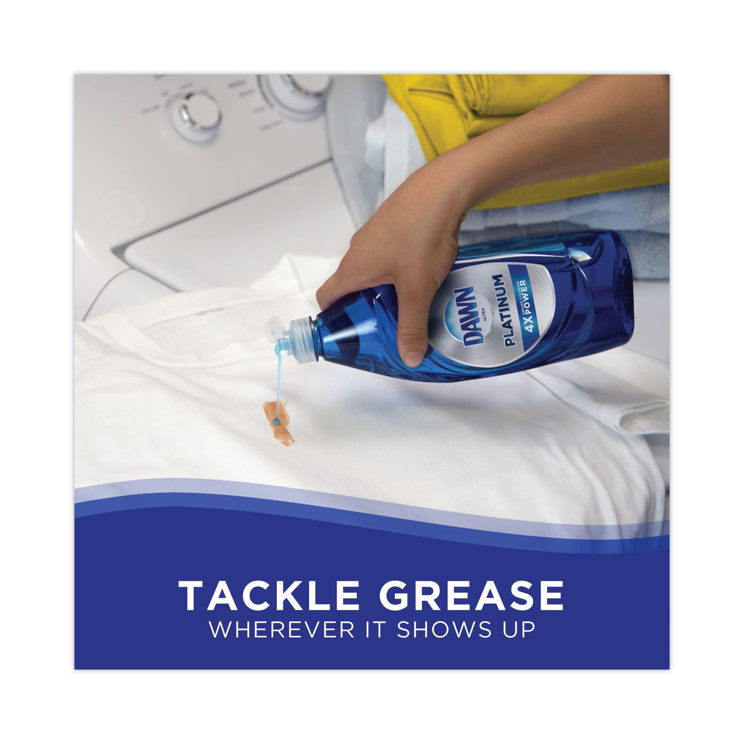 Dawn® Platinum Liquid Dish Detergent, Refreshing Rain Scent, 32.7 oz Bottle, 8/Carton