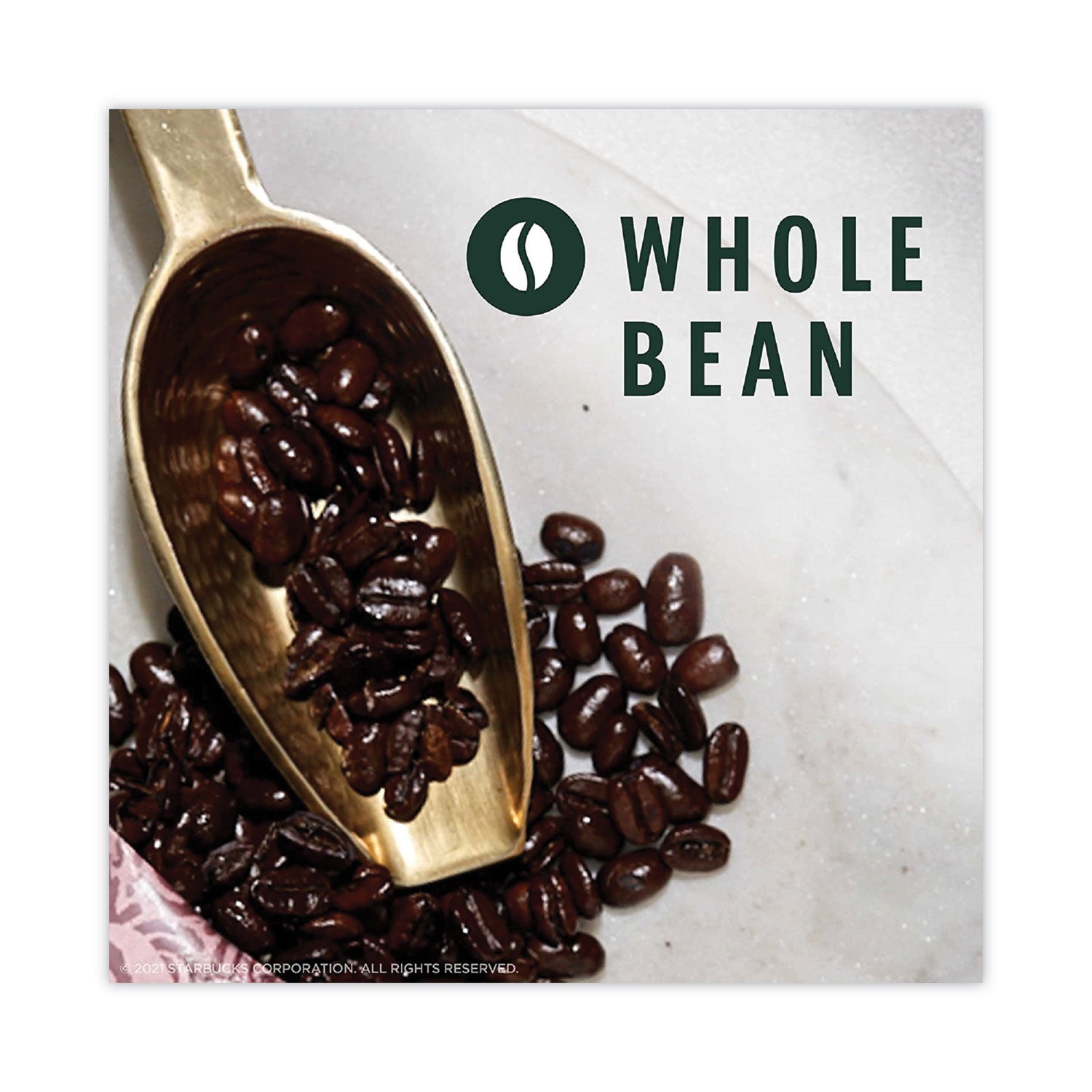 Starbucks® Whole Bean Coffee, Pike Place Roast, 1 lb Bag, 6/Carton