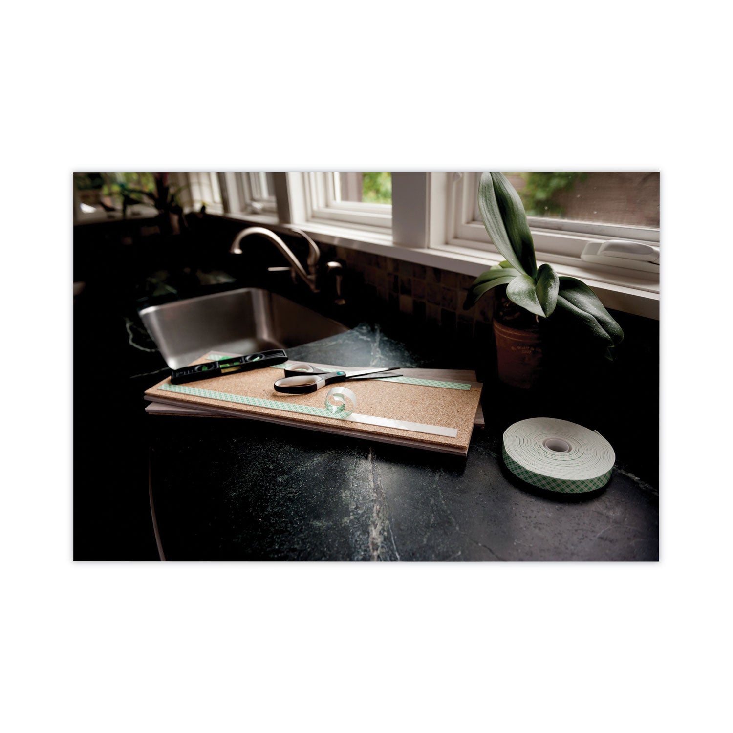 Scotch® Permanent High-Density Foam Mounting Tape, Holds Up To 2 Lbs, 0.75 X 350, White