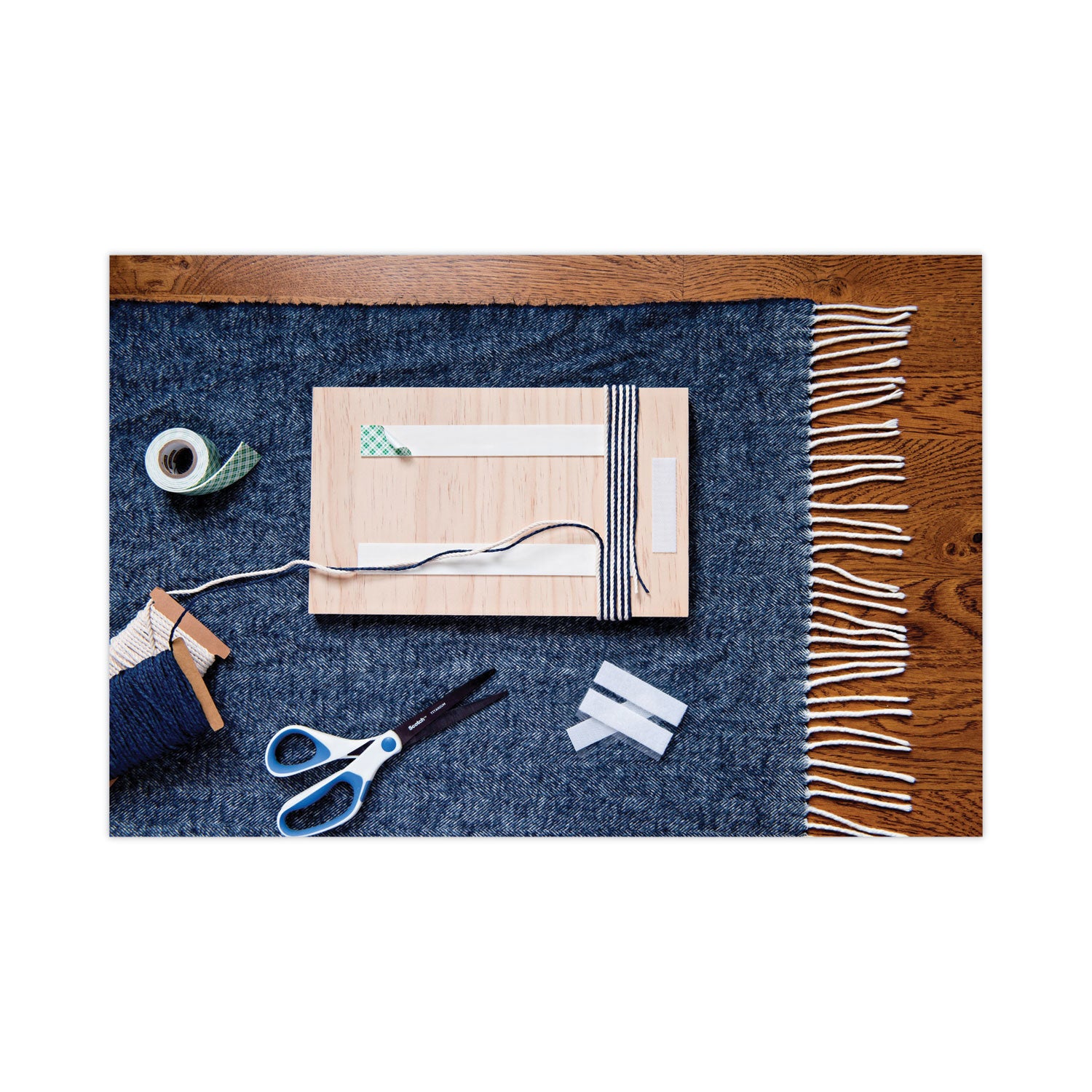 Scotch® Permanent High-Density Foam Mounting Tape, Holds Up To 2 Lbs, 0.75 X 350, White