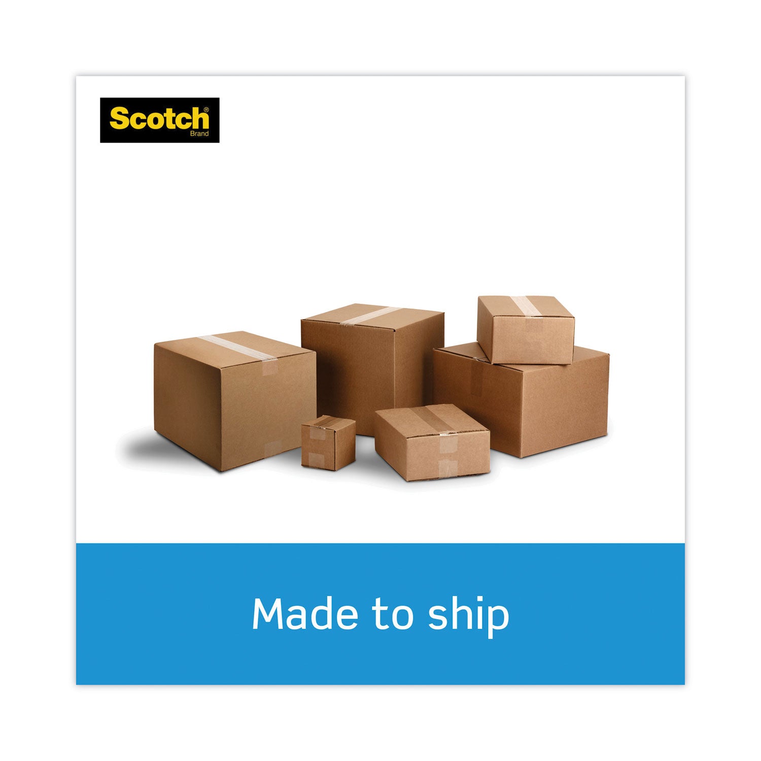 Scotch® 3850 Heavy-Duty Packaging Tape With Dispenser, 1.5" Core, 1.88" X 66.66 Ft, Clear