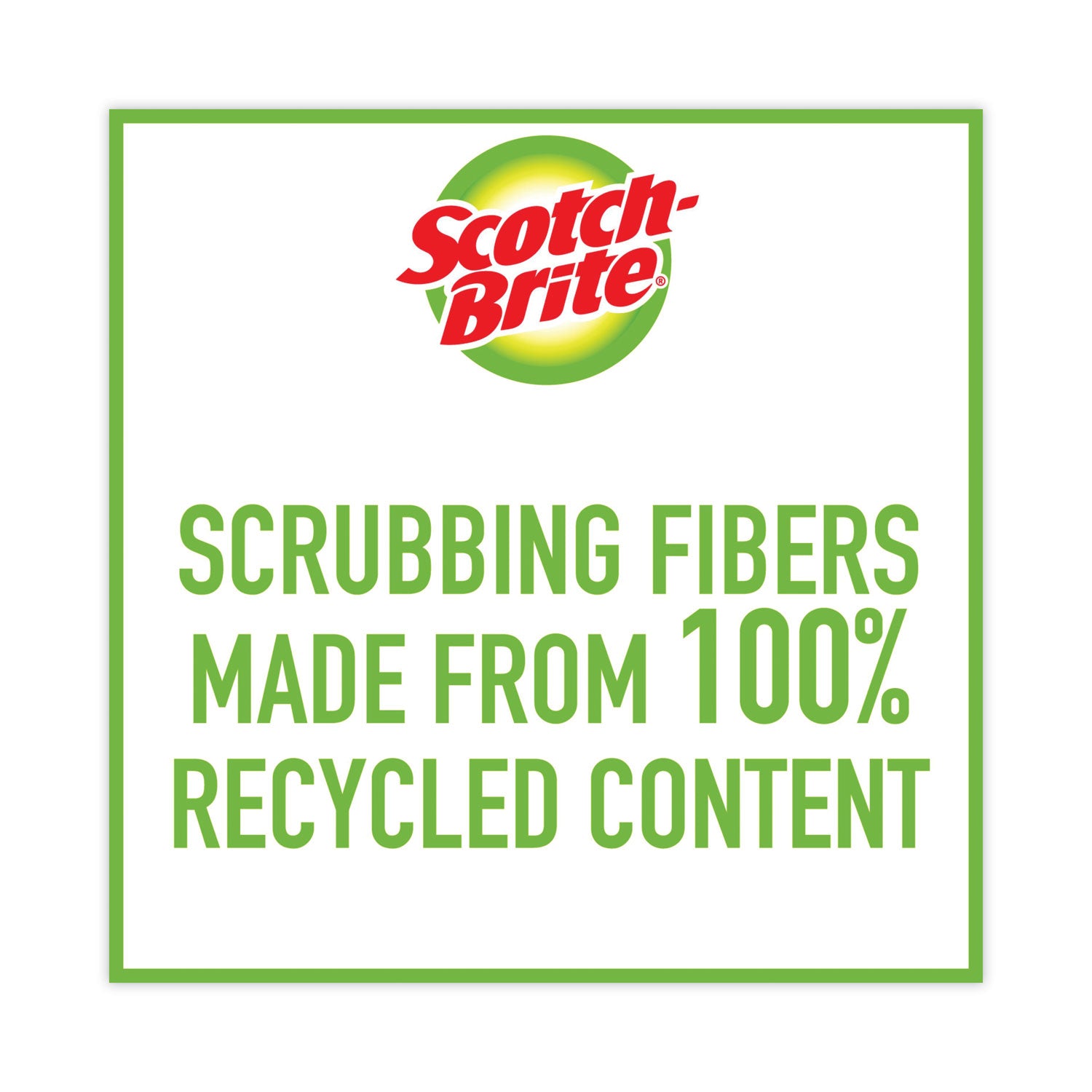 Scotch-Brite® Non-Scratch Multi-Purpose Scrub Sponge, 4.4 X 2.6, 0.8" Thick, Blue, 6/pack