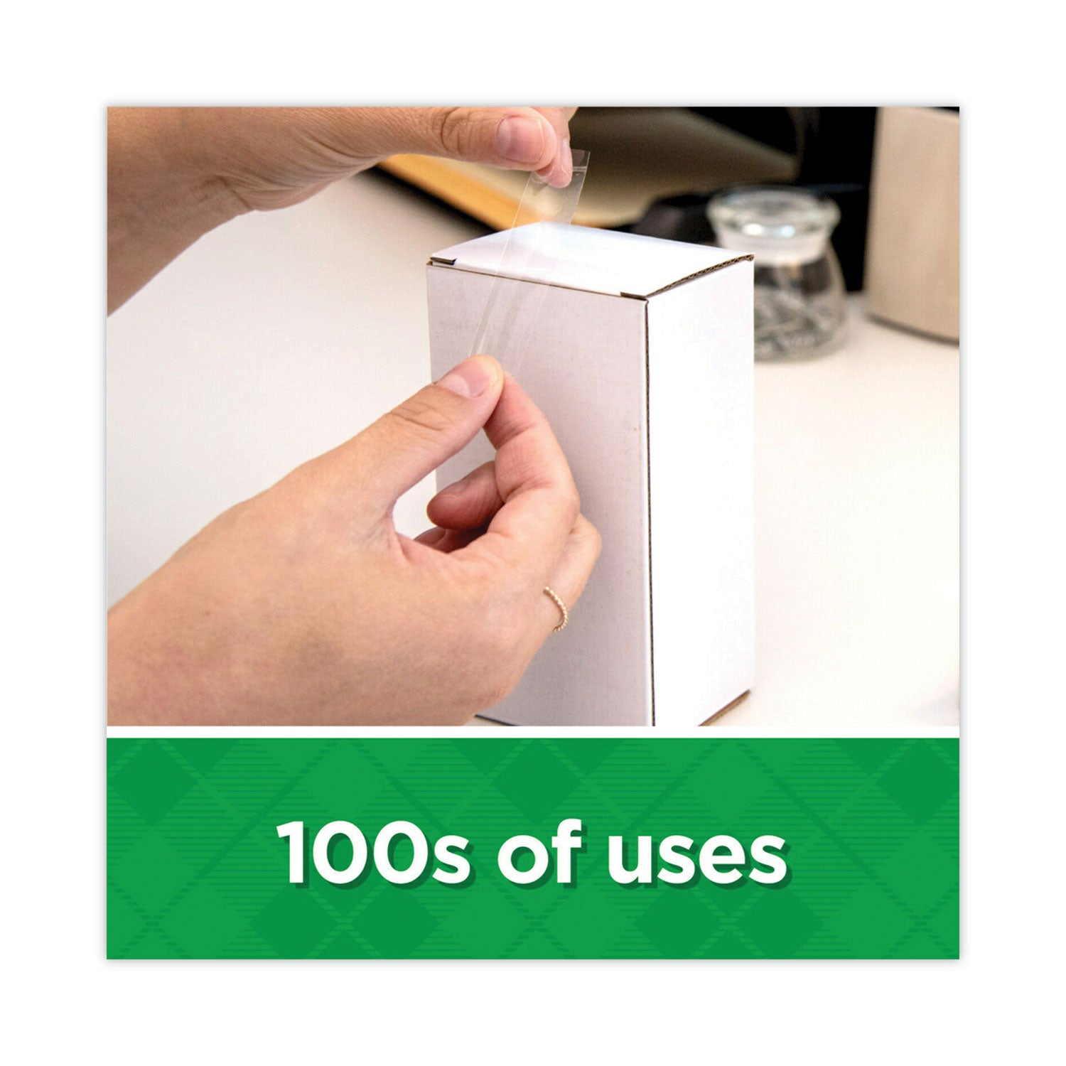 Scotch® Magic Greener Tape, 1" Core, 0.75" X 75 Ft, Clear, 24/pack