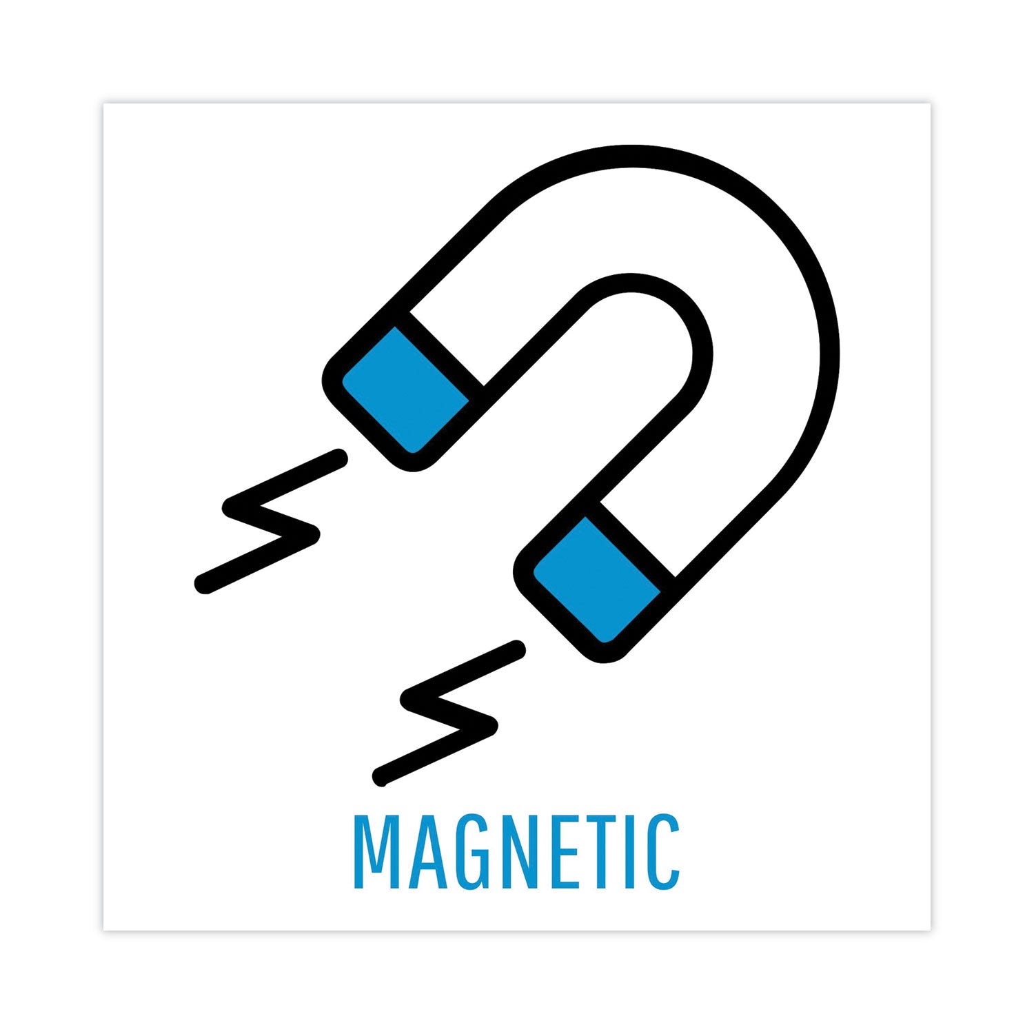 MasterVision® Magnetic Dry Erase Board, 11" x 14", White Surface, Black Plastic Frame