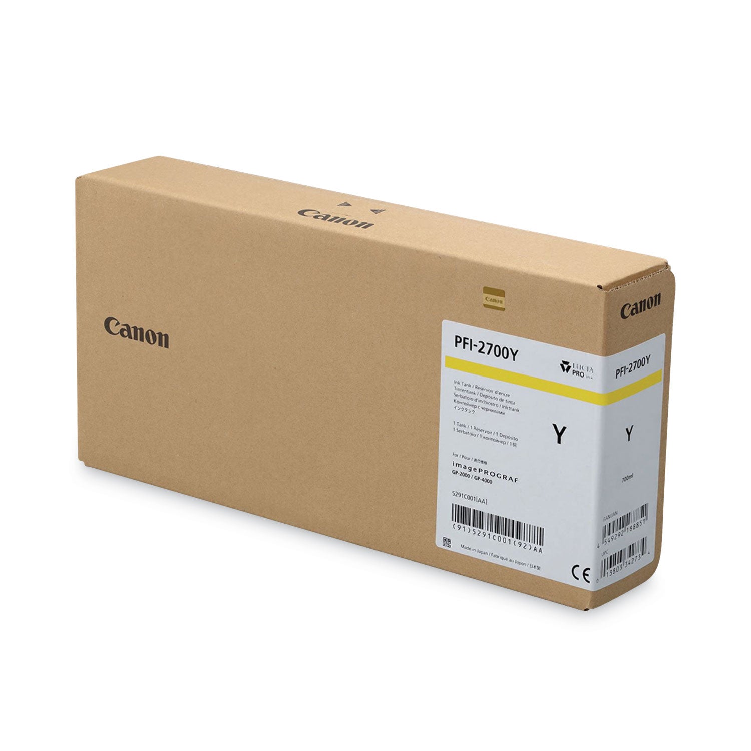 Canon® 5291C001AA (PFI-2700) Ink, Yellow