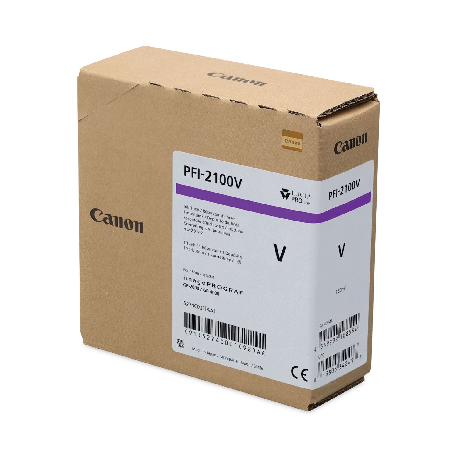 Canon® 5274C001AA (PFI-2100) Ink, Violet